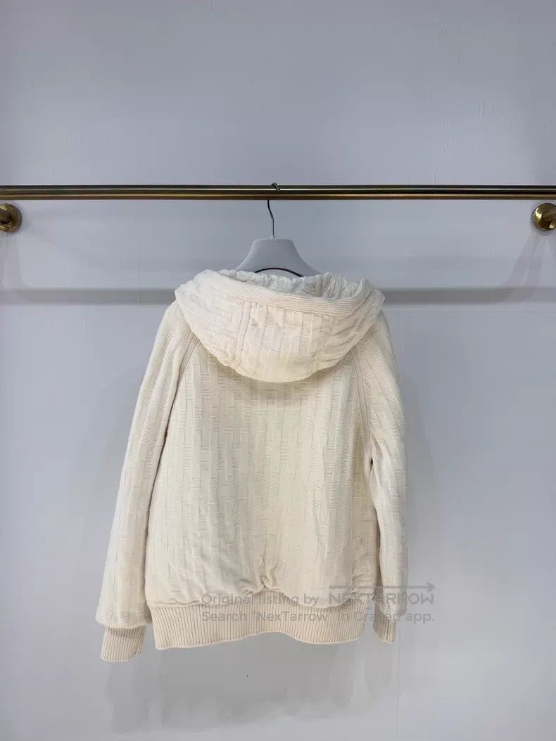 Hermes Hermes Cream white H logo full logo wool double-sided coat Size XXS / US 00 / IT 34 - 2 Thumbnail