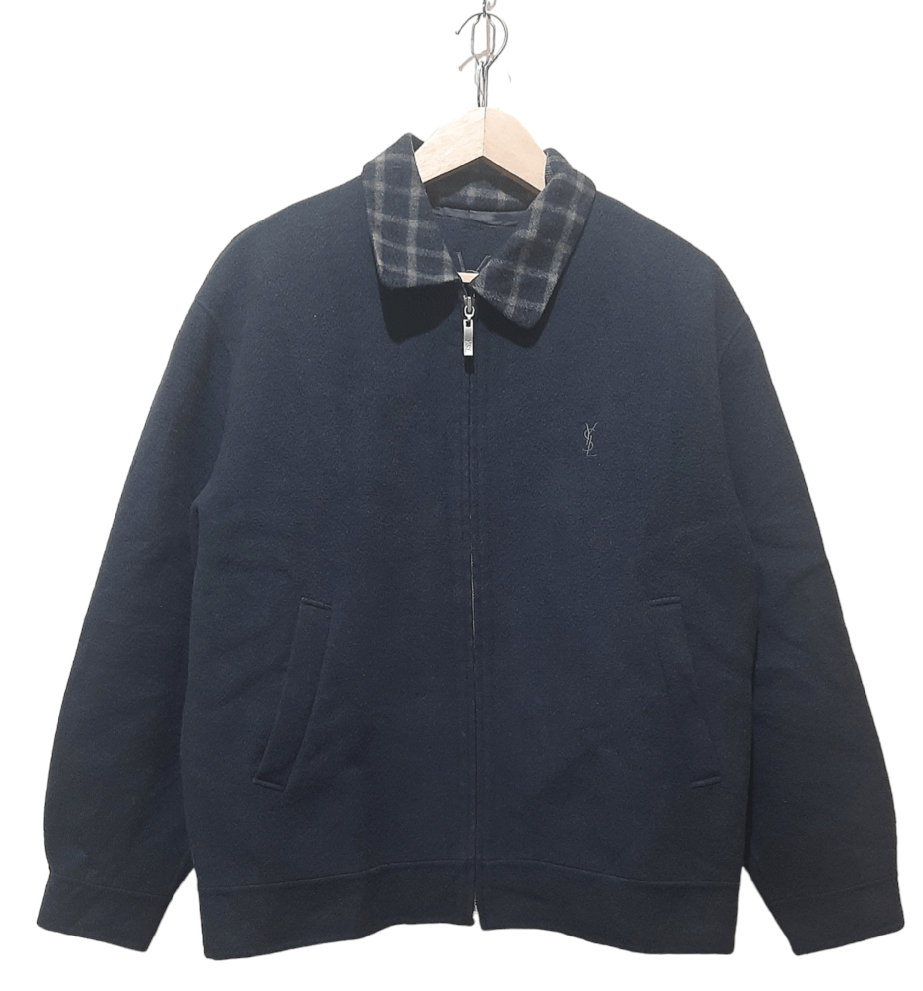 Yves Saint Laurent 🔥Warm Wool Yves Saint Laurent Ysl Pour Homme Jacket Size US L / EU 52-54 / 3 - 2 Thumbnail