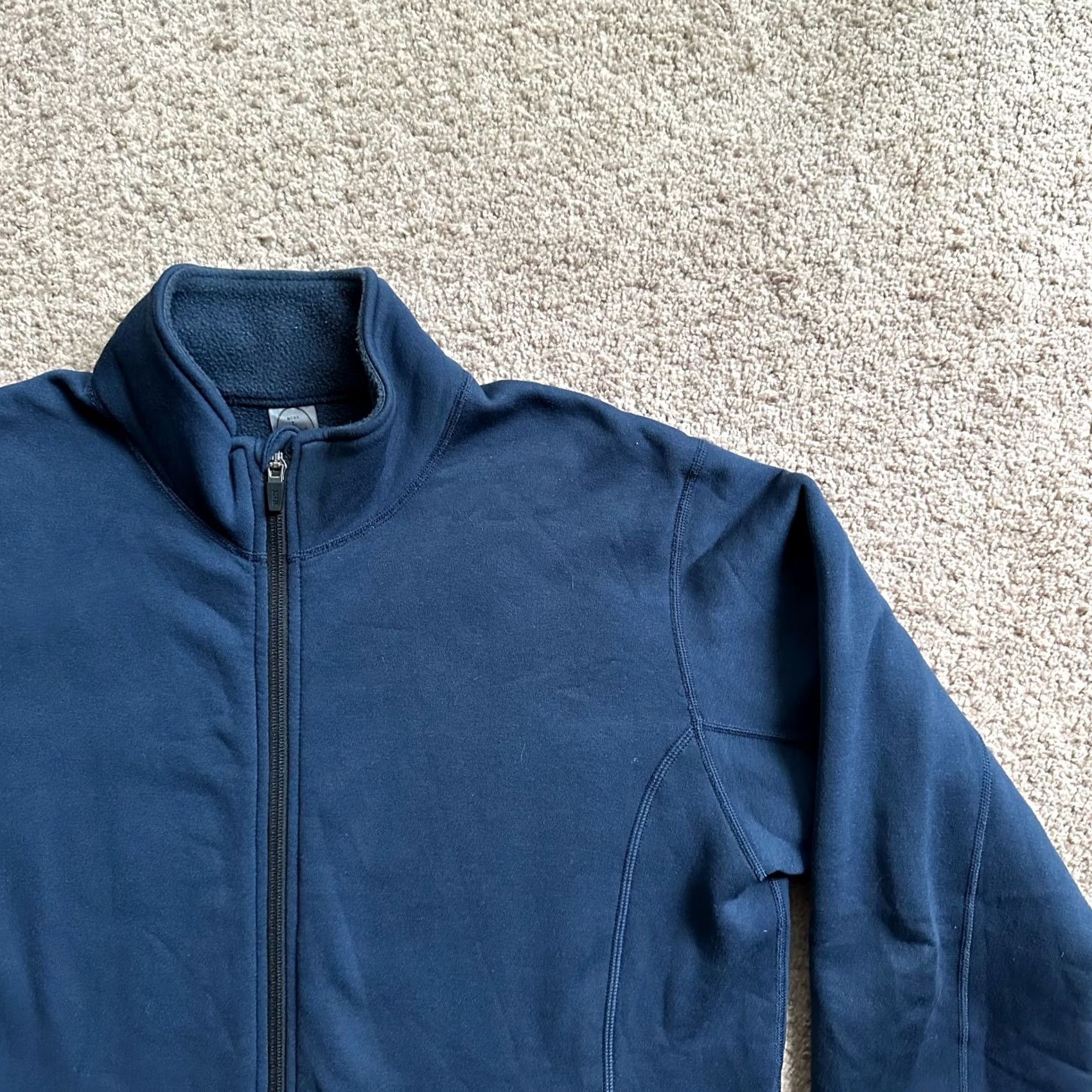 Vintage REI Full Zip Mock Neck Fleece Sweater Navy Blue L Mens Size US L / EU 52-54 / 3 - 5 Thumbnail