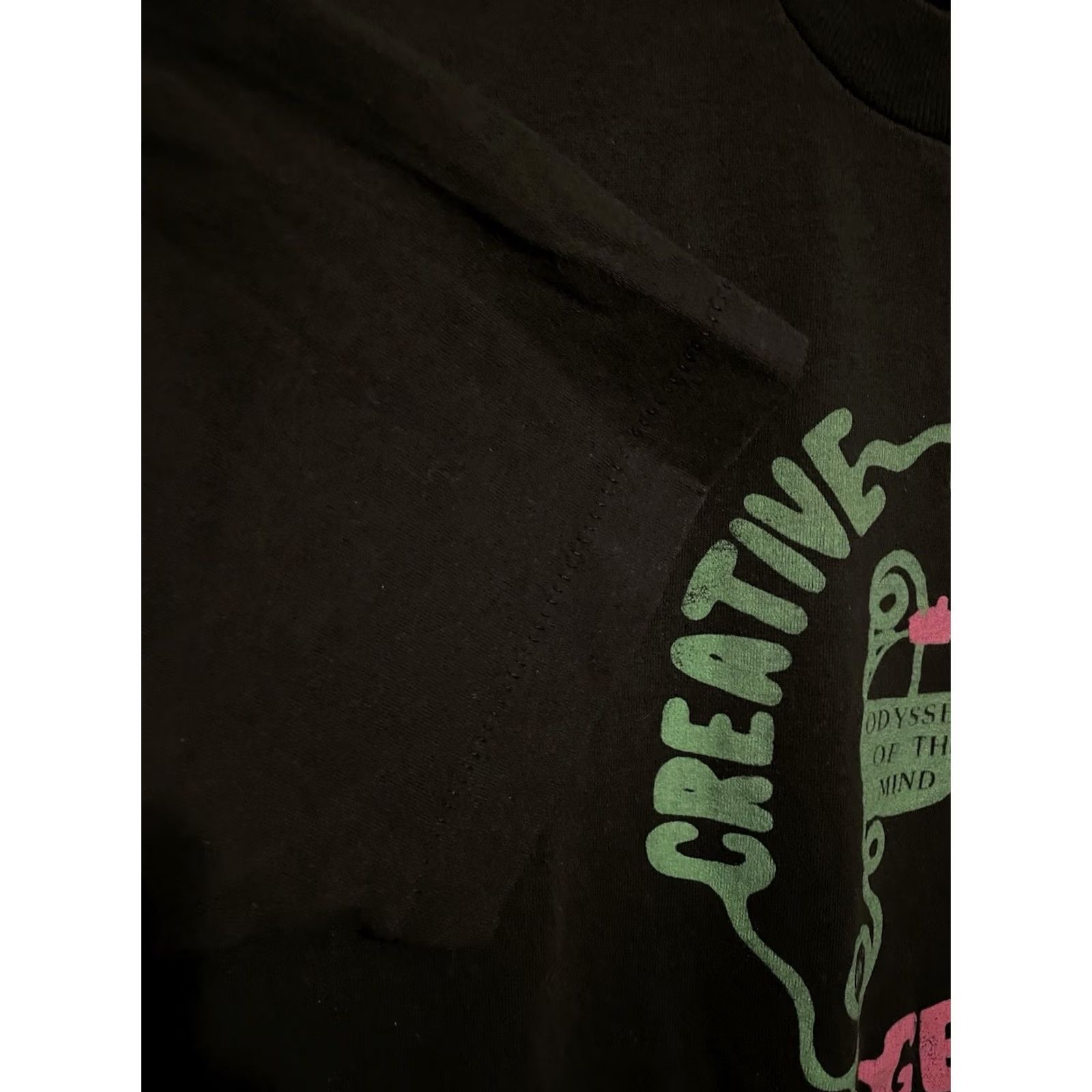 Vintage VINTAGE Odyssey of the Mind T-shirt Screen Stars XL Unisex 1990s Black Cotton Short Sleeve Shirt Mens Womens Size US XL / EU 56 / 4 - 5 Thumbnail
