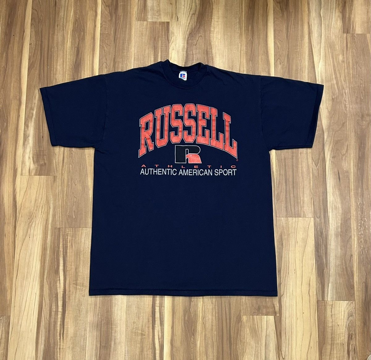 Russell Athletic Vintage Russel Athletics Tee Size US XXL / EU 58 / 5 - 1 Thumbnail