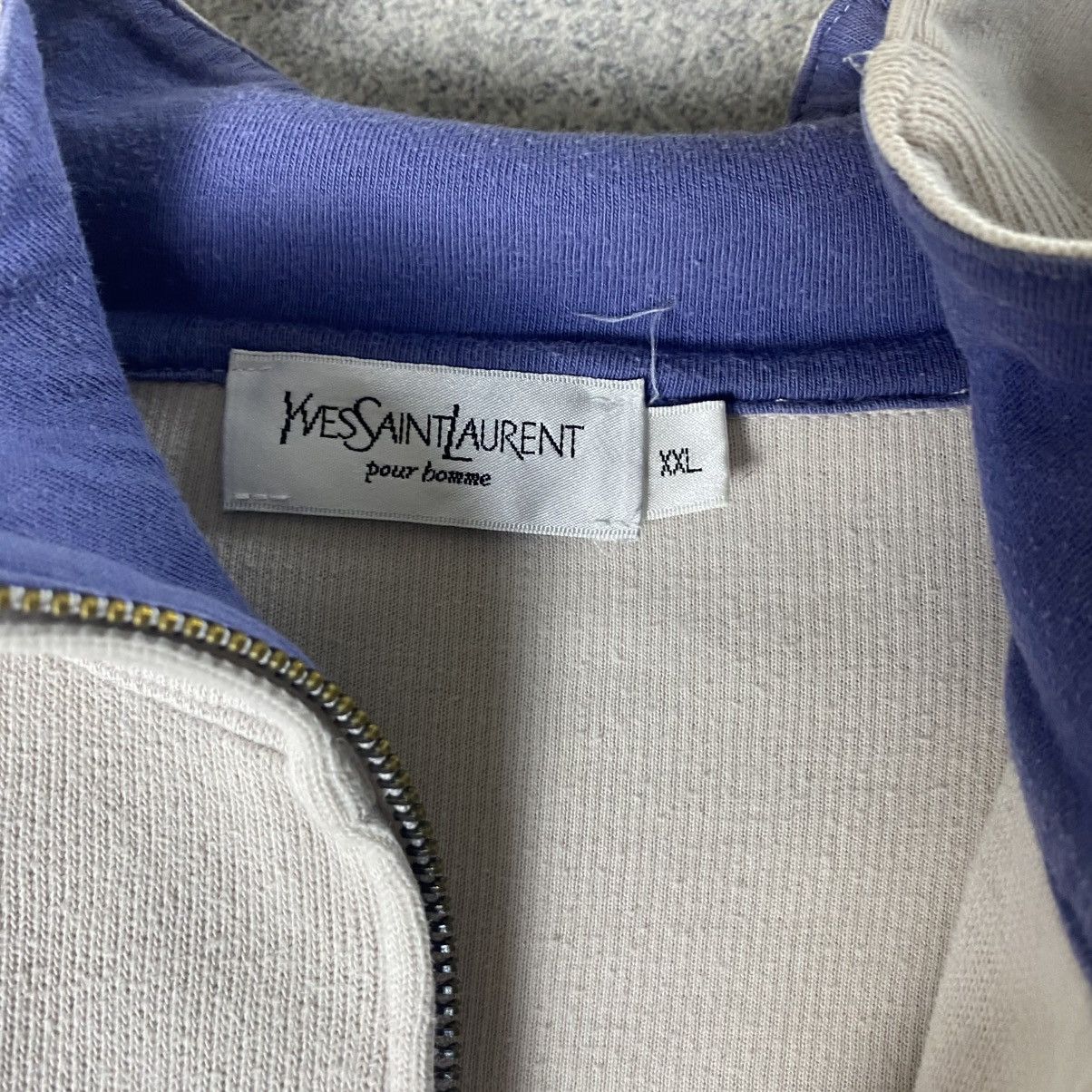 Yves Saint Laurent Vintage Yves Saint Lauren Zip Up Size XXL Size US XXL / EU 58 / 5 - 9 Thumbnail