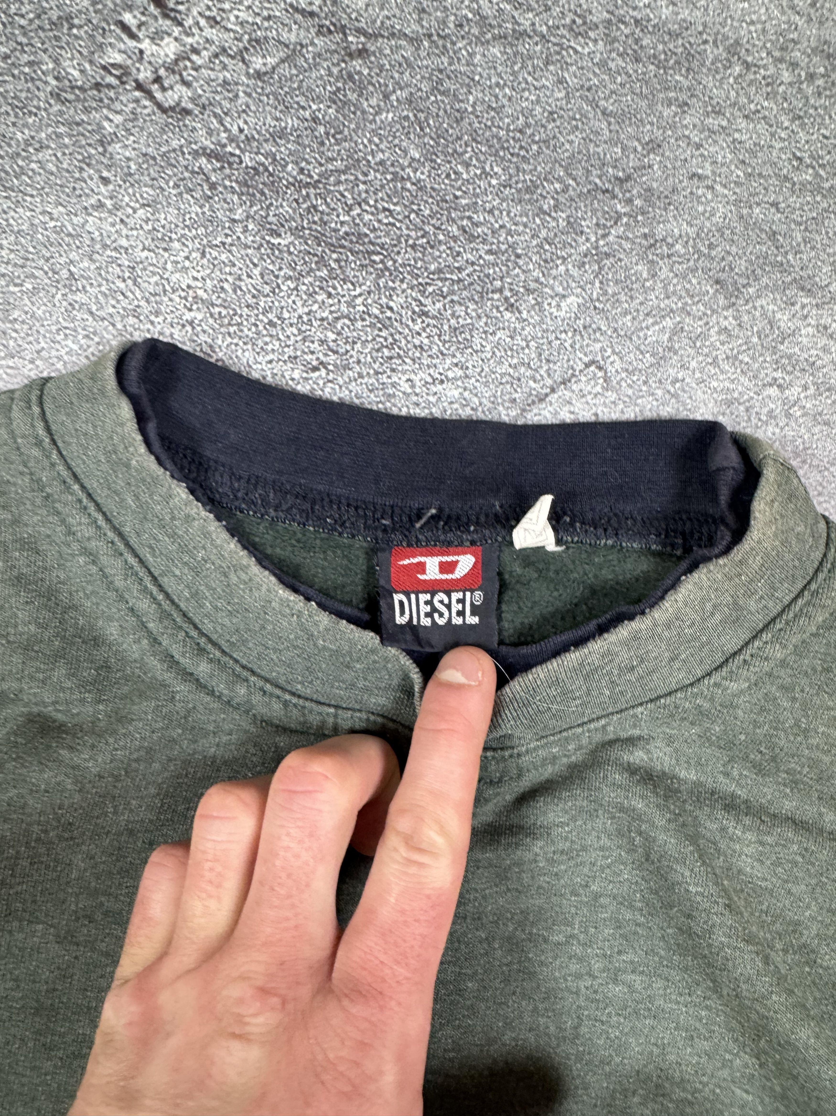Diesel Diesel 2000s Vintage Sweatshirt Size M Streetwear Retro Size US XL / EU 56 / 4 - 4 Thumbnail