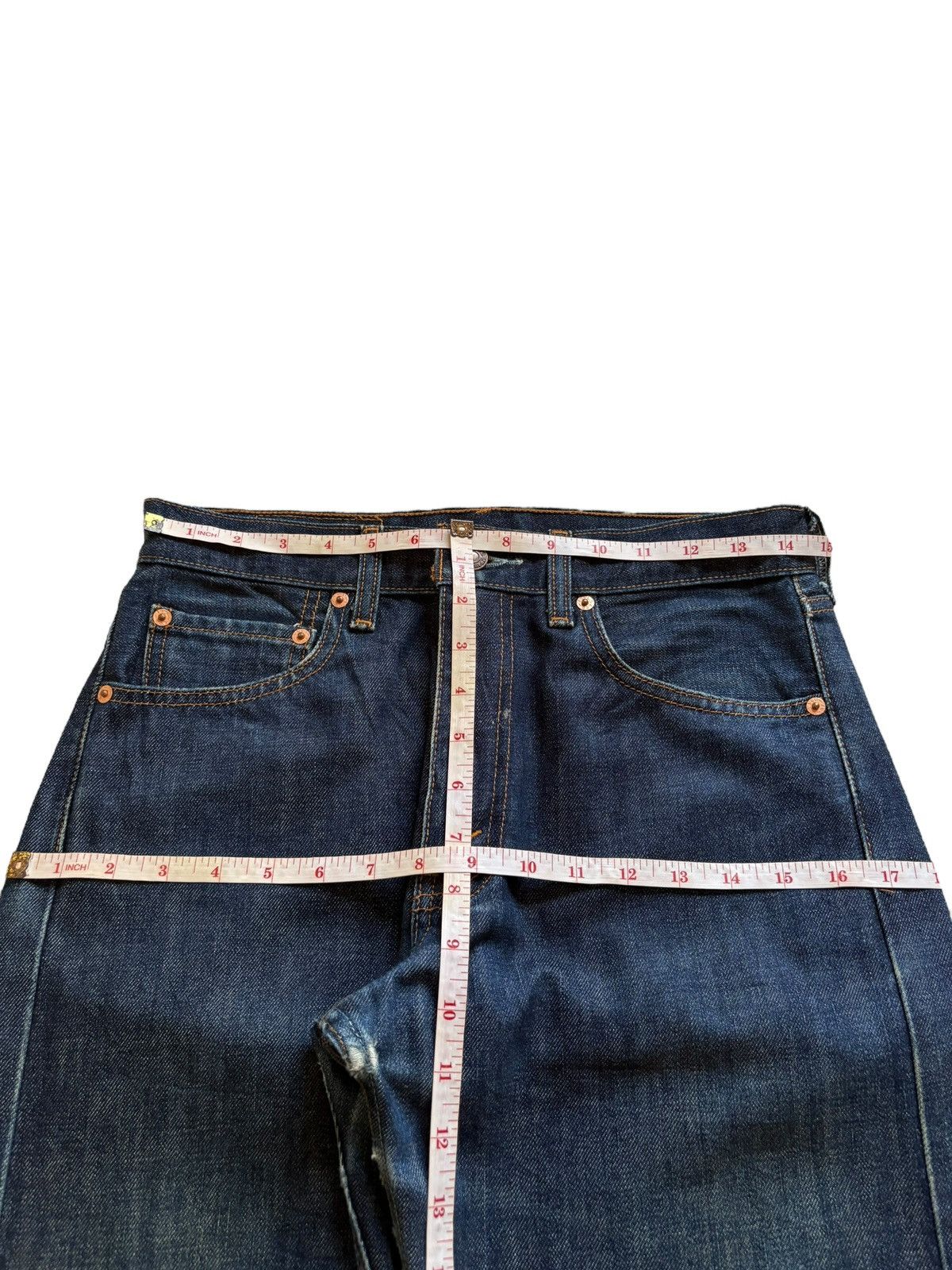 Levi's Vintage 90s Levis 505 Blue Wash Distressed Jeans Size US 29 - 12 Thumbnail