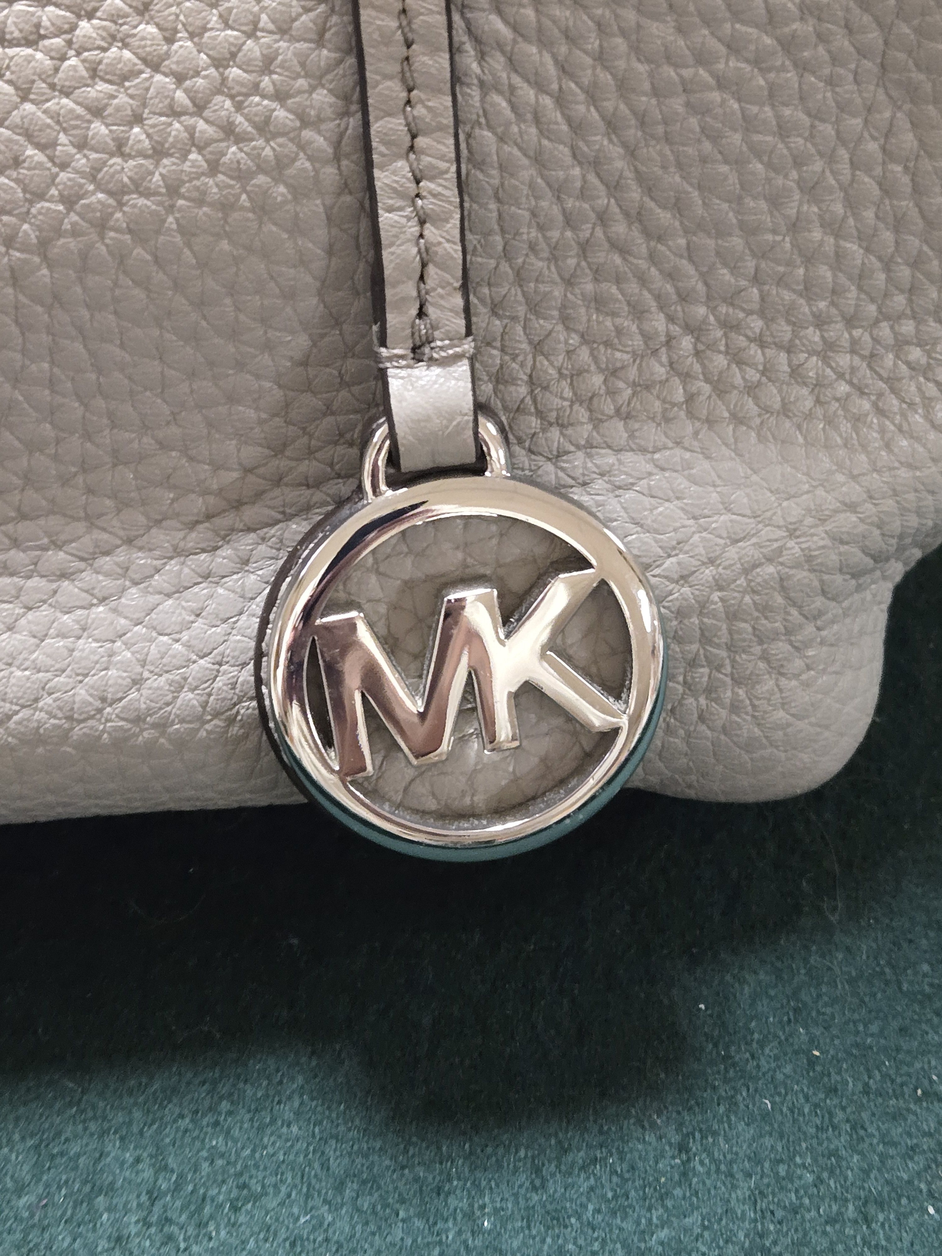 Michael Kors Michael Kors Soft Gray Satchel Handbag Size ONE SIZE - 2 Thumbnail
