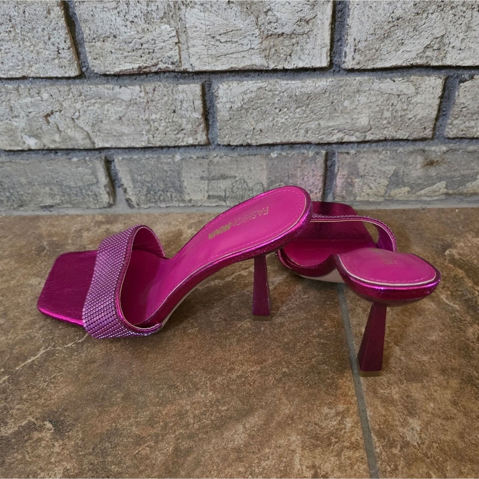 Other Pink | FASHION NOVA | Kitten Heels Size US 7.5 / IT 37.5 - 3 Thumbnail