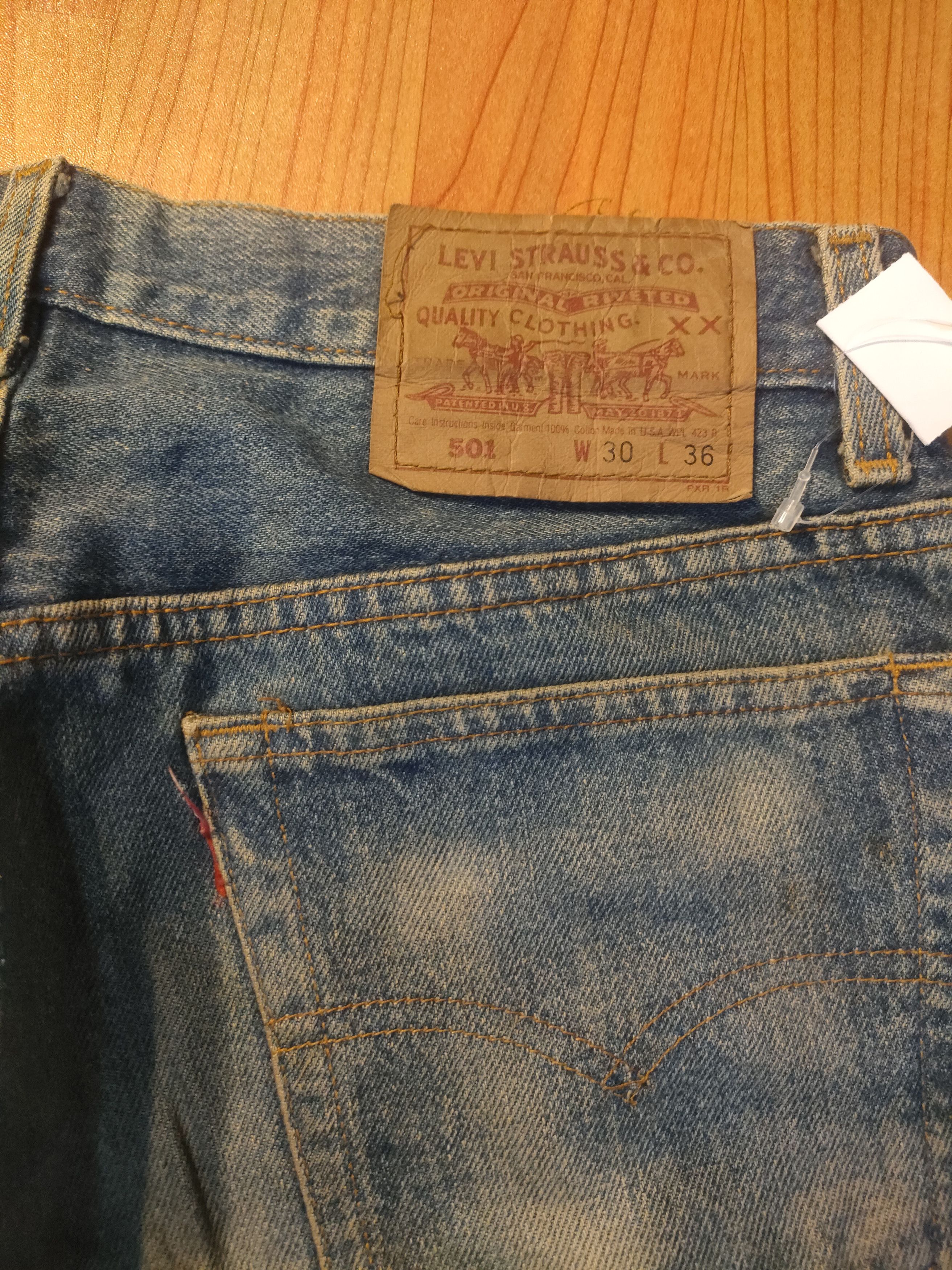 Levi's × Levi's Vintage Clothing Vintage Levi's 501 90s Size US 30 / EU 46 - 2 Thumbnail