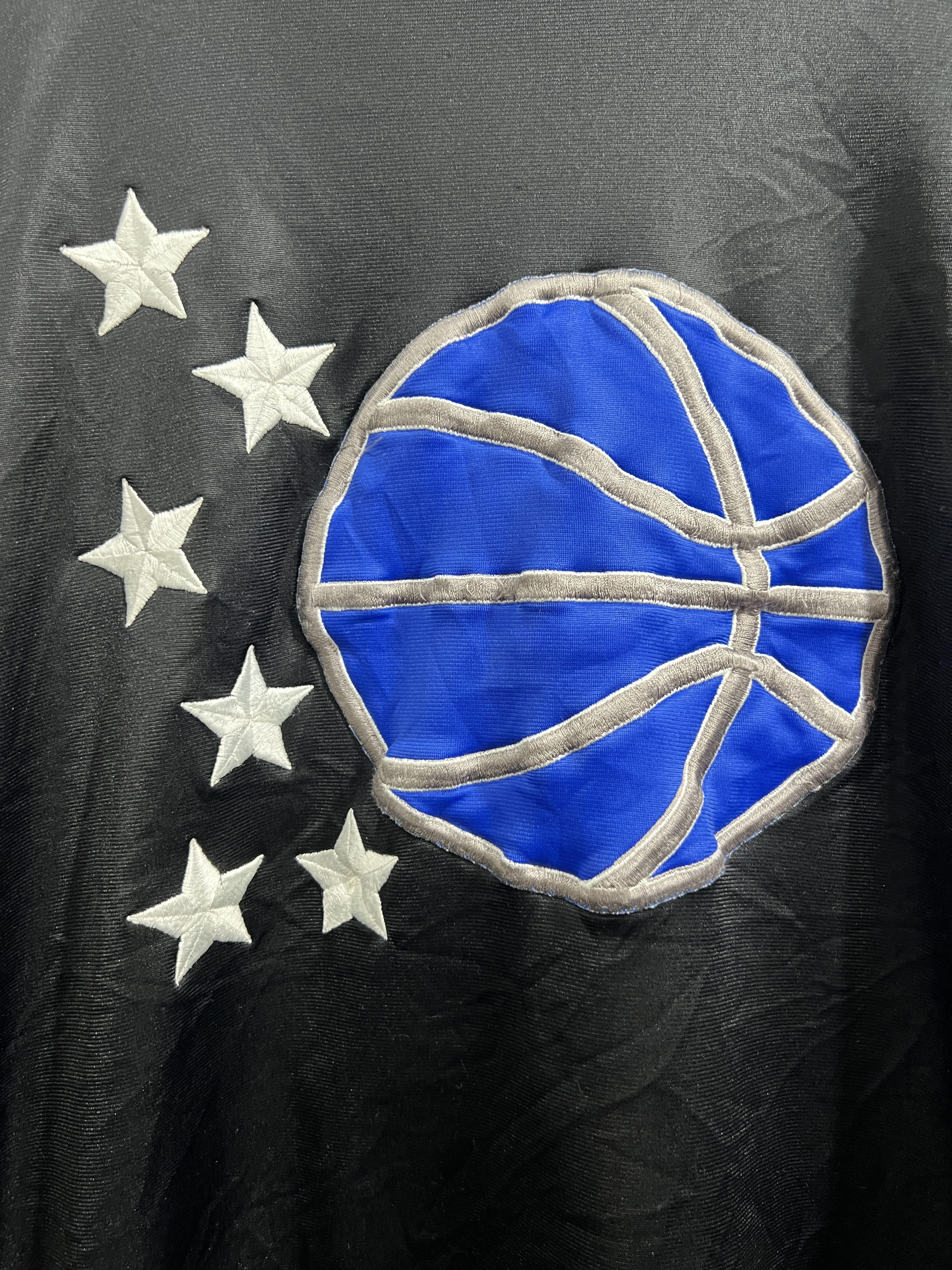 NBA VTG NBA Orlando Magic Embroidery Warm Up Jacket (L) JKA171 Size US L / EU 52-54 / 3 - 9 Thumbnail