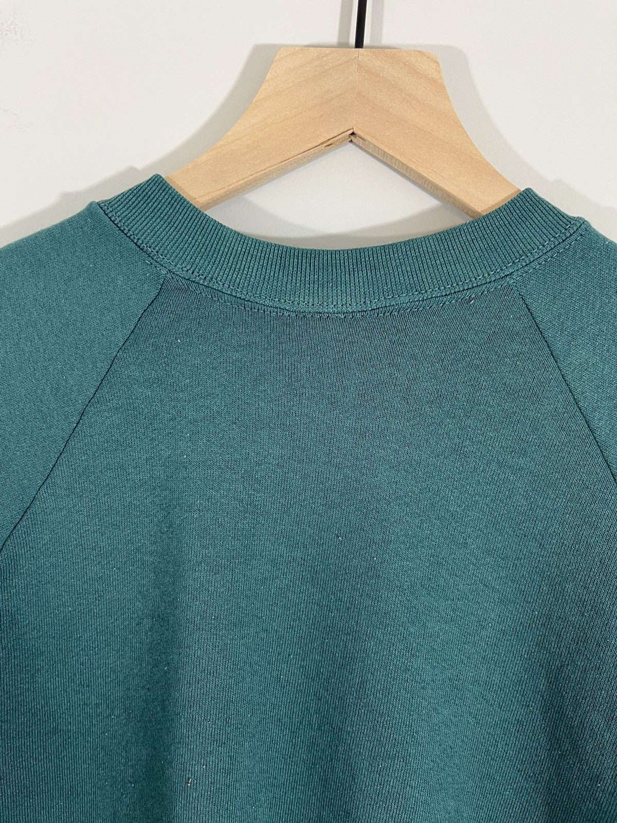 Vintage Retro Blank Faded Green Crewneck Size US S / EU 44-46 / 1 - 13 Thumbnail