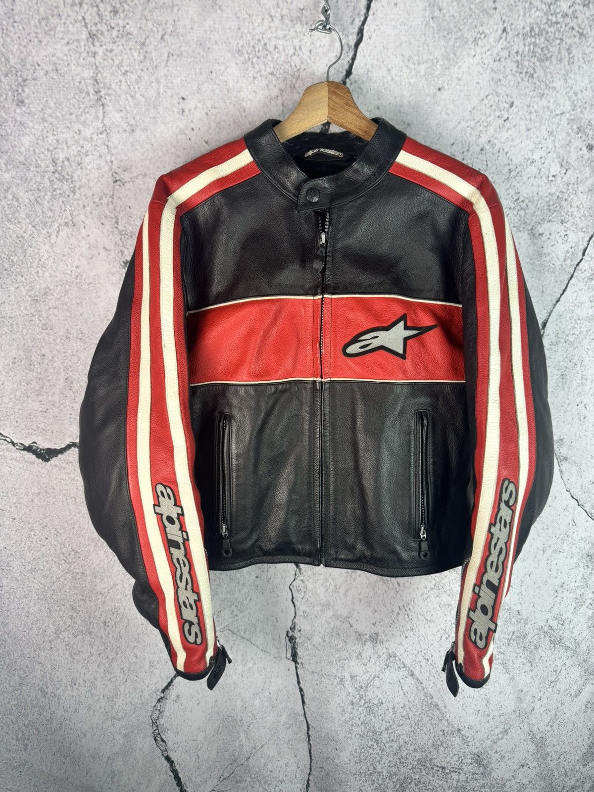 Alpinestars Alpinestars Orange Racing Jacket | Grailed