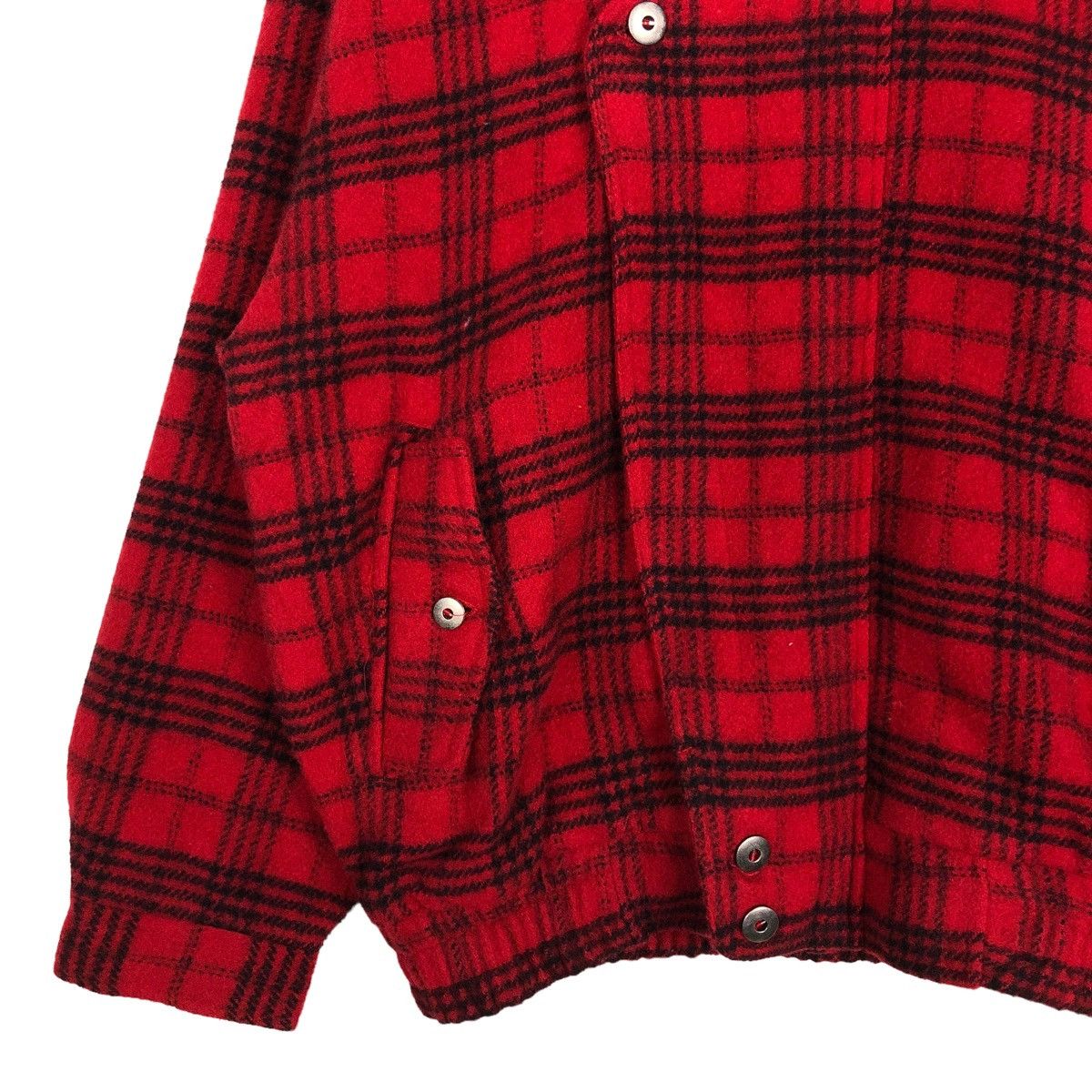 Japanese Brand 🔥VINTAGE CHECK TARTAN WOOL BOMBER JACKET REMICK ISSEY MIYAK Size US M / EU 48-50 / 2 - 4 Thumbnail
