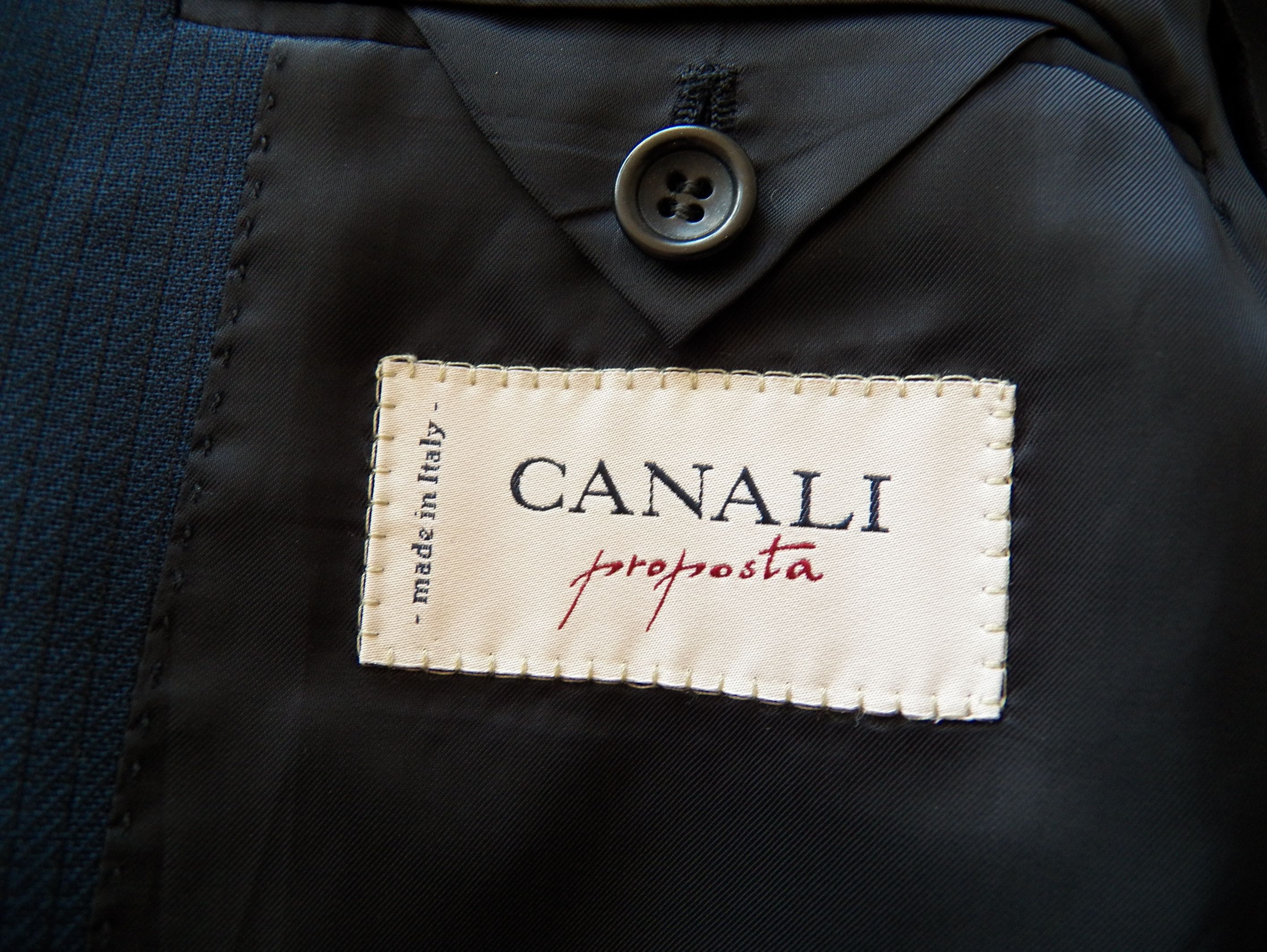 Canali CANALI Proposta UK-US 40R EU 50R pinstripe wool blazer Size 40R - 3 Thumbnail