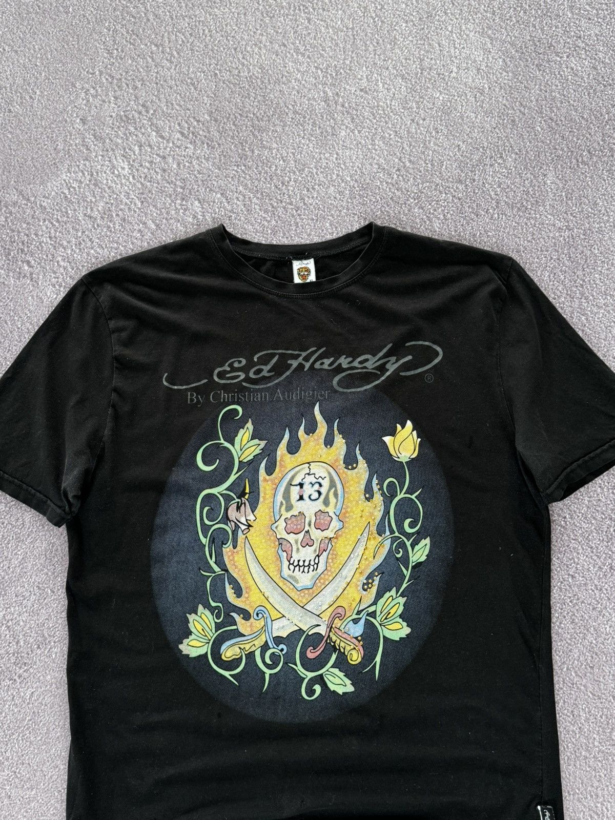 Ed Hardy Ed Hardy Y2K Vintage Streetwear Tattoo T-Shirt Size US XL / EU 56 / 4 - 3 Thumbnail