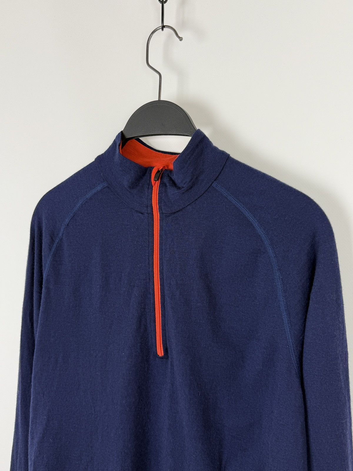 Other Isobaa Mens Navy 200 Merino 1/3 Zip Long Sleeve Jersey Size US M / EU 48-50 / 2 - 2 Thumbnail