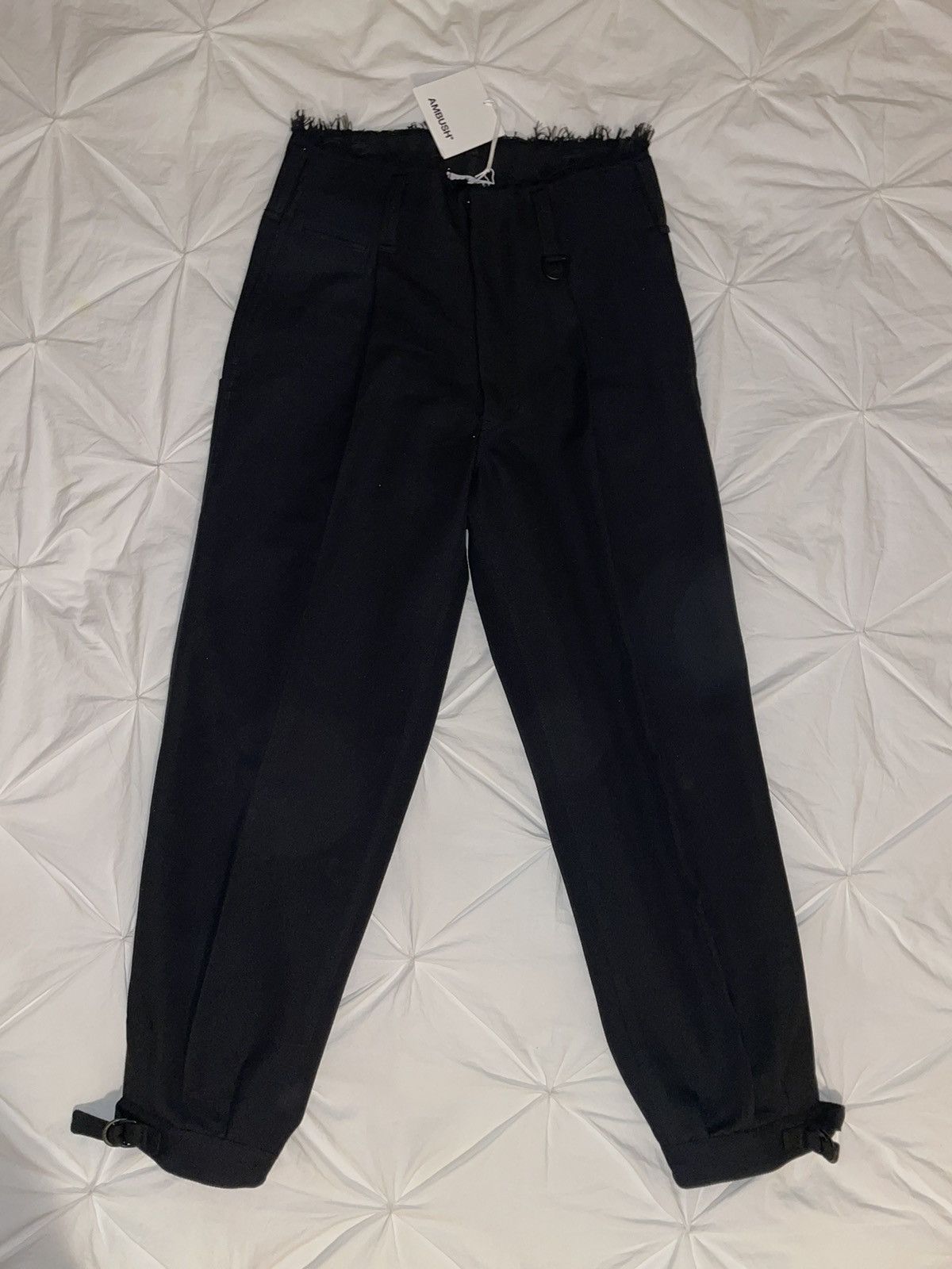 image of Ambush Design Wool Nikka Pants Black (Made In Japan), Men's (Size 30)