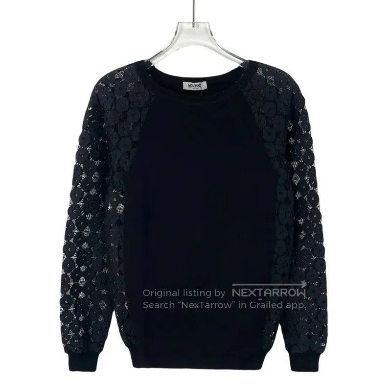 Moschino Moschino Black Cotton Ladies Sweater . Size M / US 6-8 / IT 42-44 - 1 Thumbnail