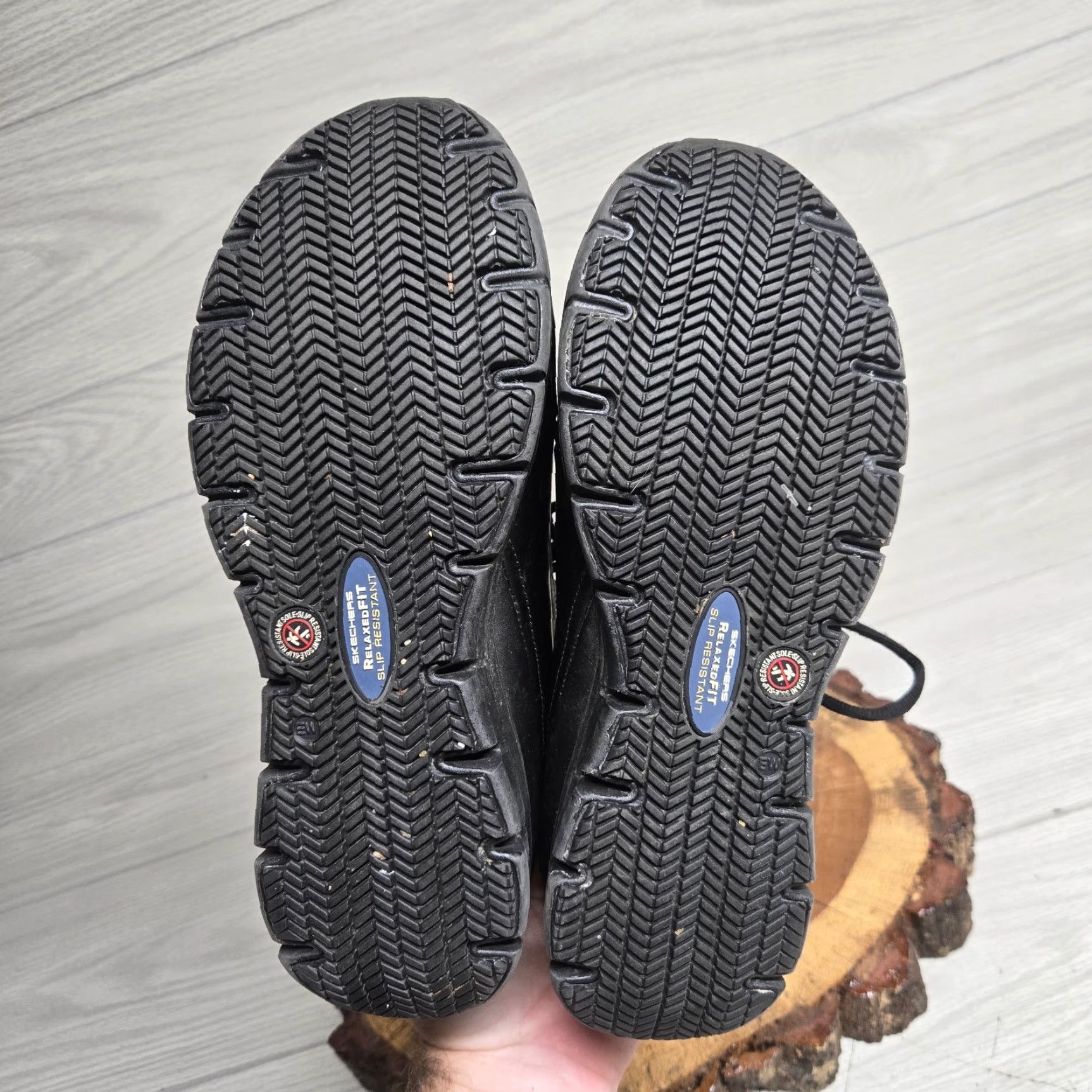 SKECHERS Skechers Relaxed Fit Flex Sole Sneakers - Black - Women's - Size 10 - Slip Resistant - Memory Foam - Low Top Athletic Shoes Size US 10 / IT 40 - 6 Thumbnail