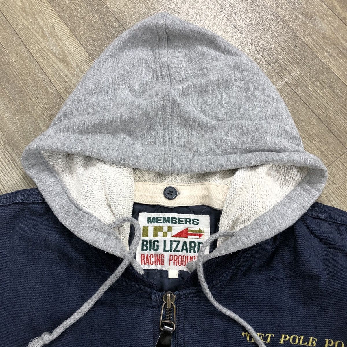 Formula 1 × Vintage Vintage 90s Formula 1 Big Lizard Racing Staff Bomber Jacket Size US L / EU 52-54 / 3 - 7 Thumbnail