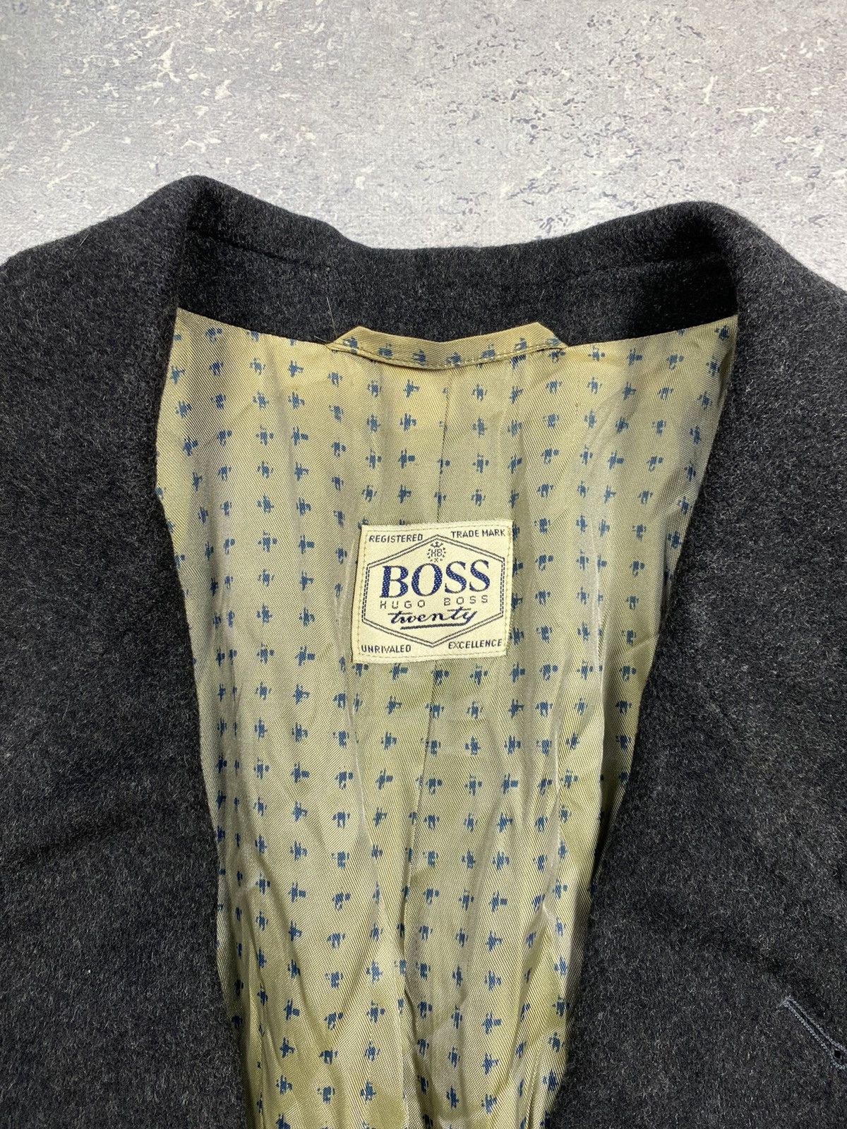 Hugo Vintage Hugo Boss Cashmere-Wool Blazer Jacket Size US XL / EU 56 / 4 - 4 Thumbnail