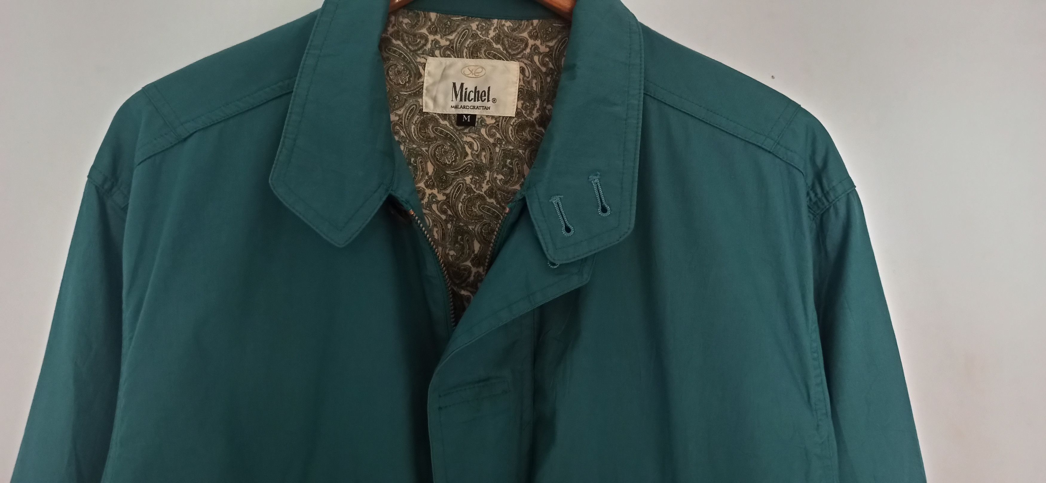 Japanese Brand × Vintage 🇯🇵VINTAGE MICHEL MALARDGRATTAN BOMBER JACKET MADE IN JAPAN Size US M / EU 48-50 / 2 - 2 Thumbnail