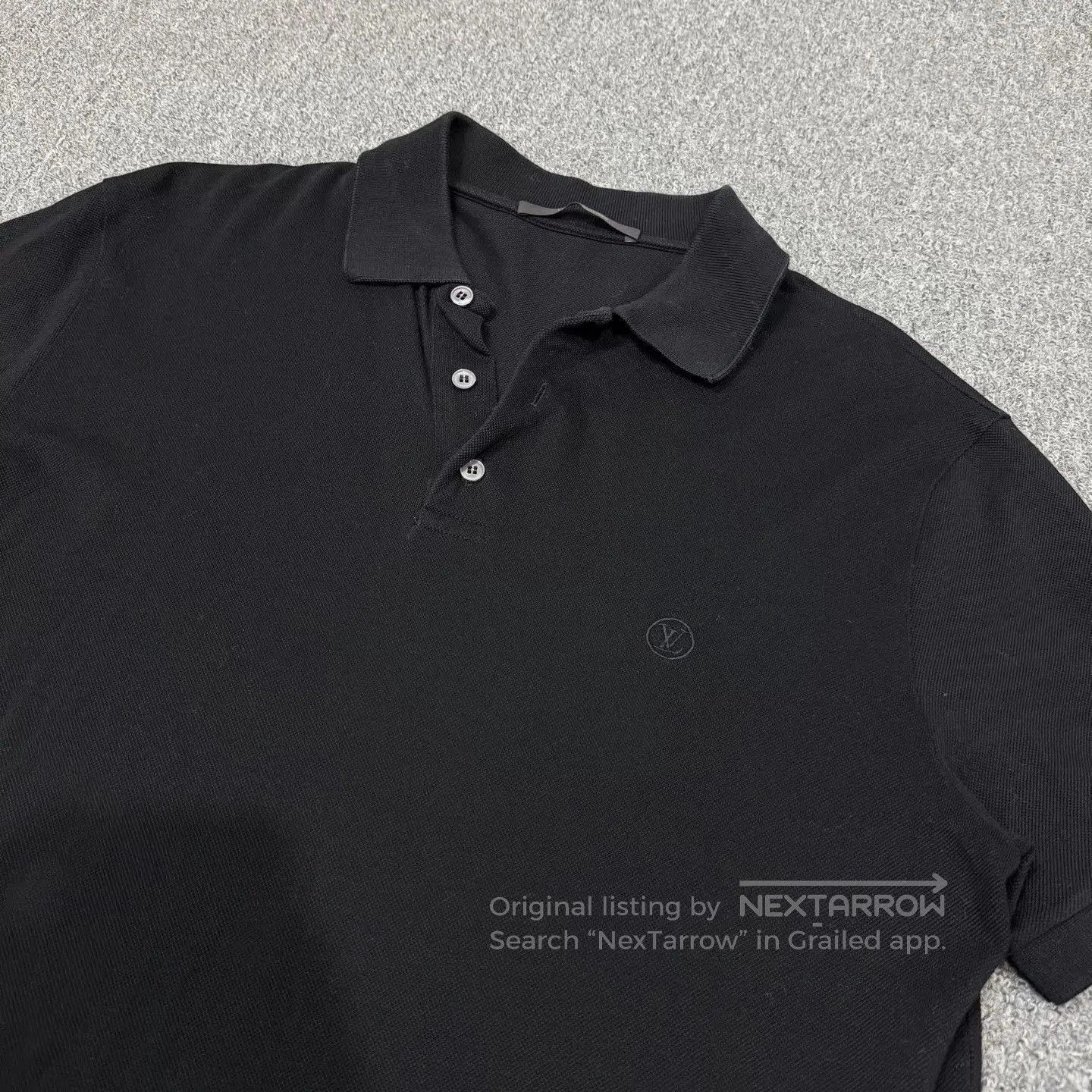 Louis Vuitton Black Short Sleeve Polo Shirt. Size US M / EU 48-50 / 2 - 3 Thumbnail