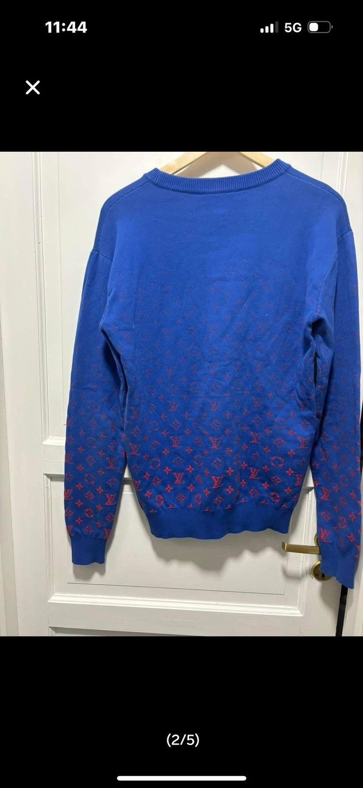 Louis Vuitton Lv gradient sweater Size US S / EU 44-46 / 1 - 3 Thumbnail