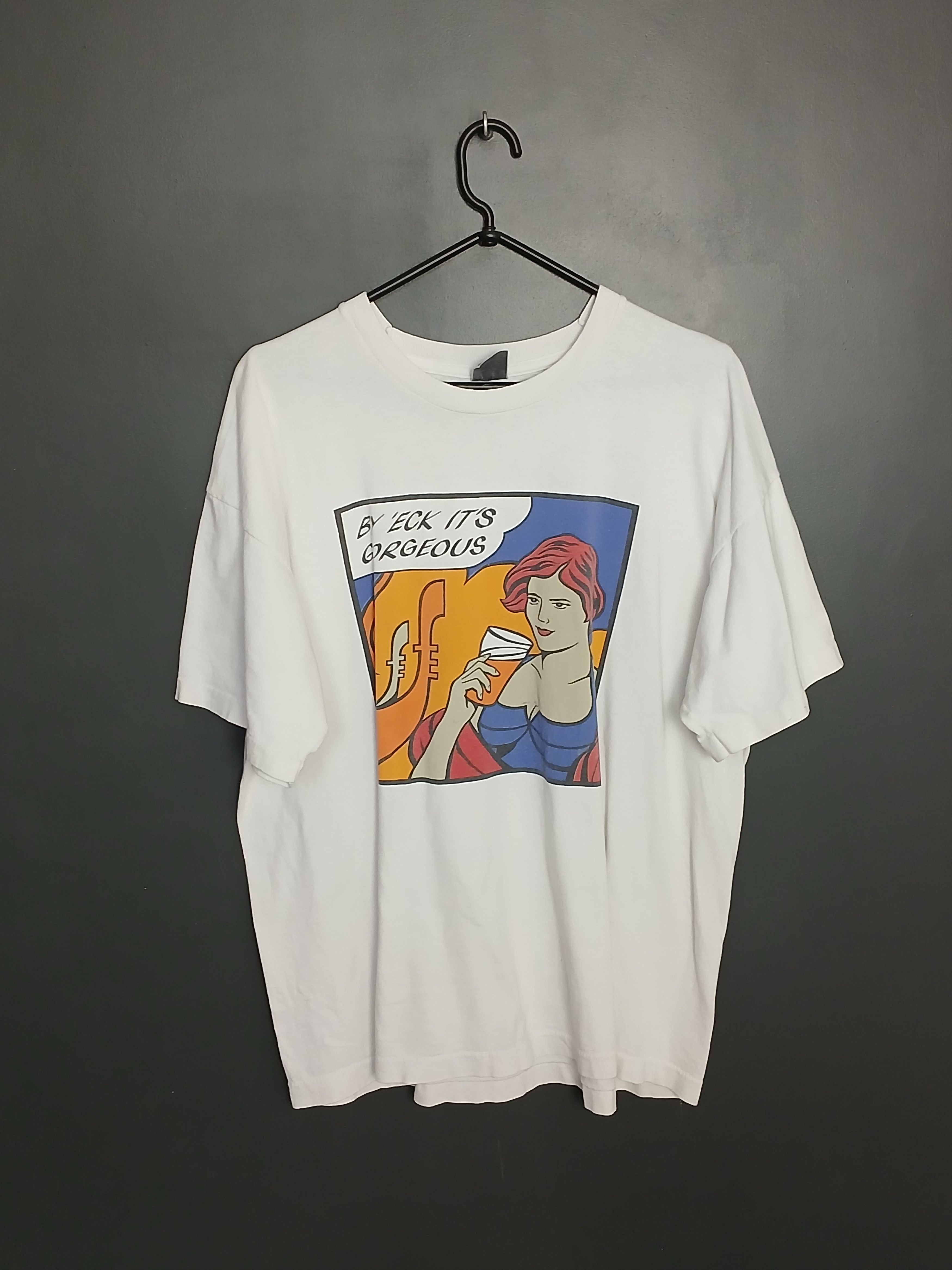 Vintage Vintage Boddingtons Bitter Of Manchester Souvenir T-Shirt Size US XL / EU 56 / 4 - 1 Thumbnail