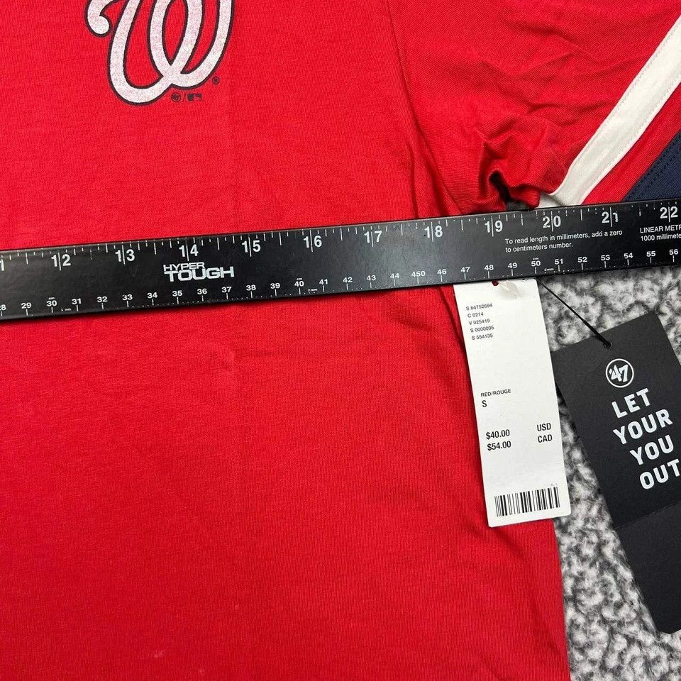 47 Washington Nationals Shirt Men Short Sleeve Cotton S Size US S / EU 44-46 / 1 - 4 Thumbnail