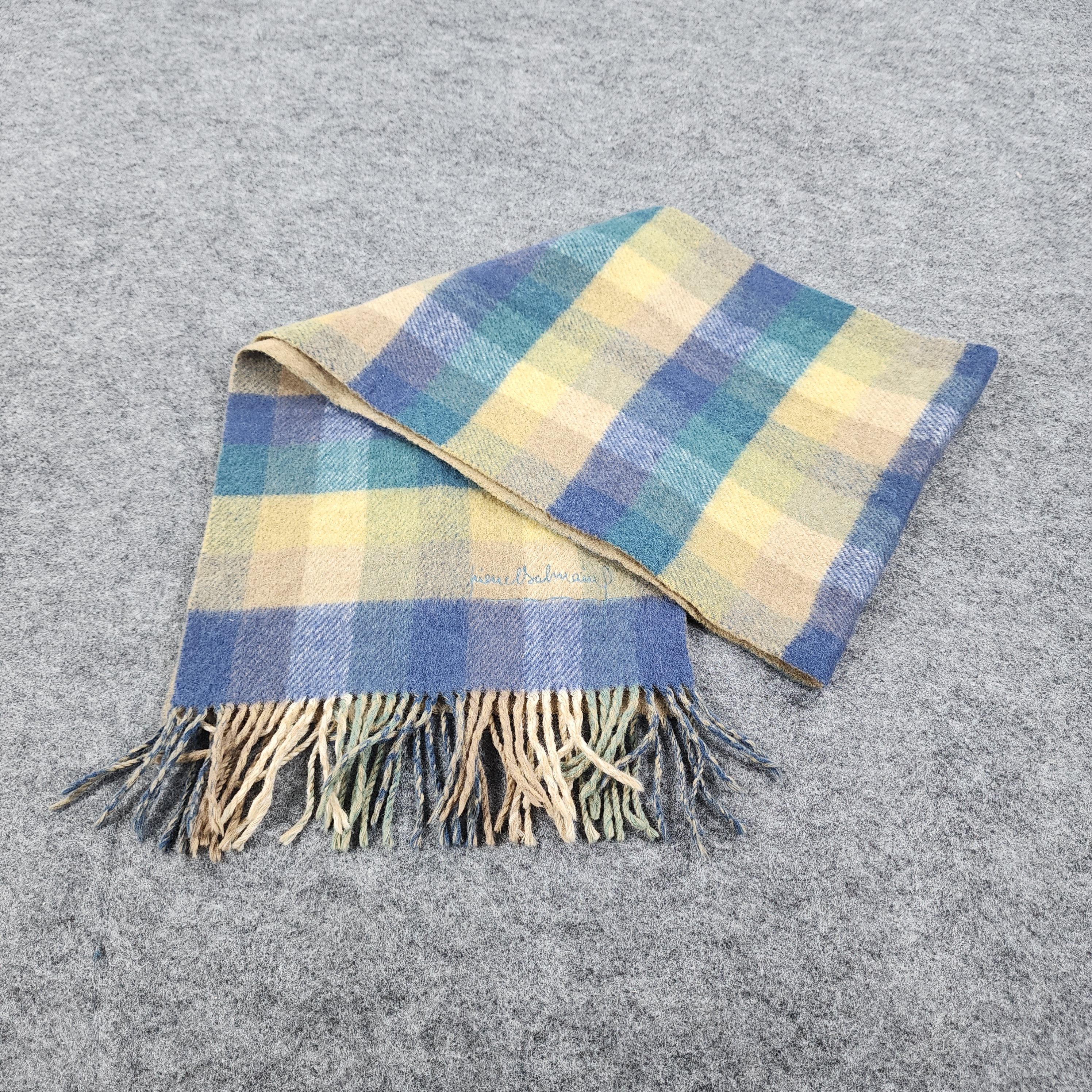 Pierre Balmain × Vintage Pierre Balmain Scarf / Muffler / Neckwear D003 Size ONE SIZE - 6 Thumbnail