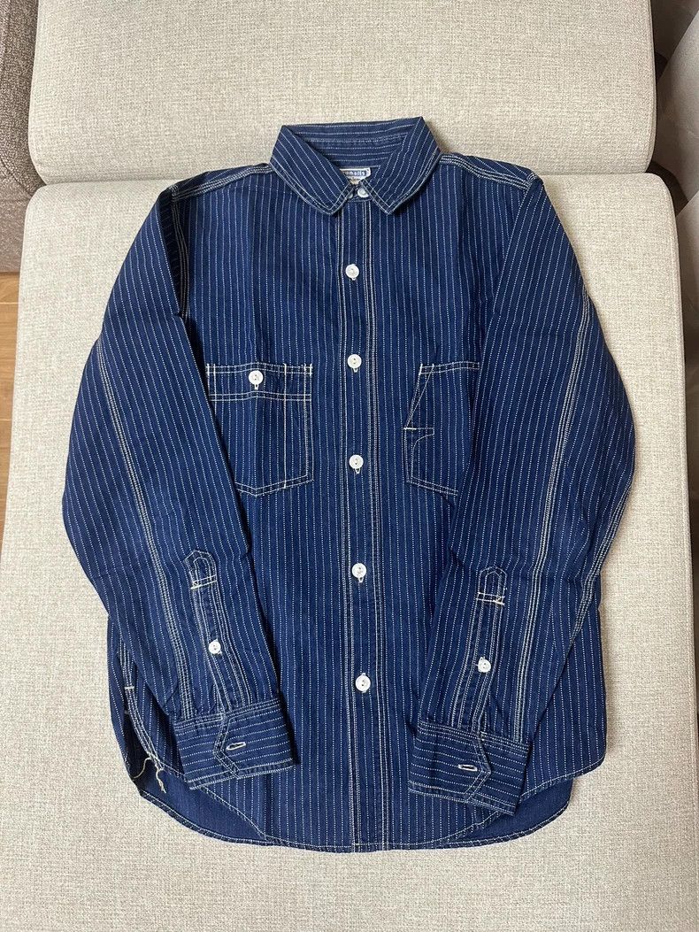 Freewheelers FREEWHEELERS Size 15 Dyed shirt, size 15 Size US XXS / EU 40 - 1 Thumbnail