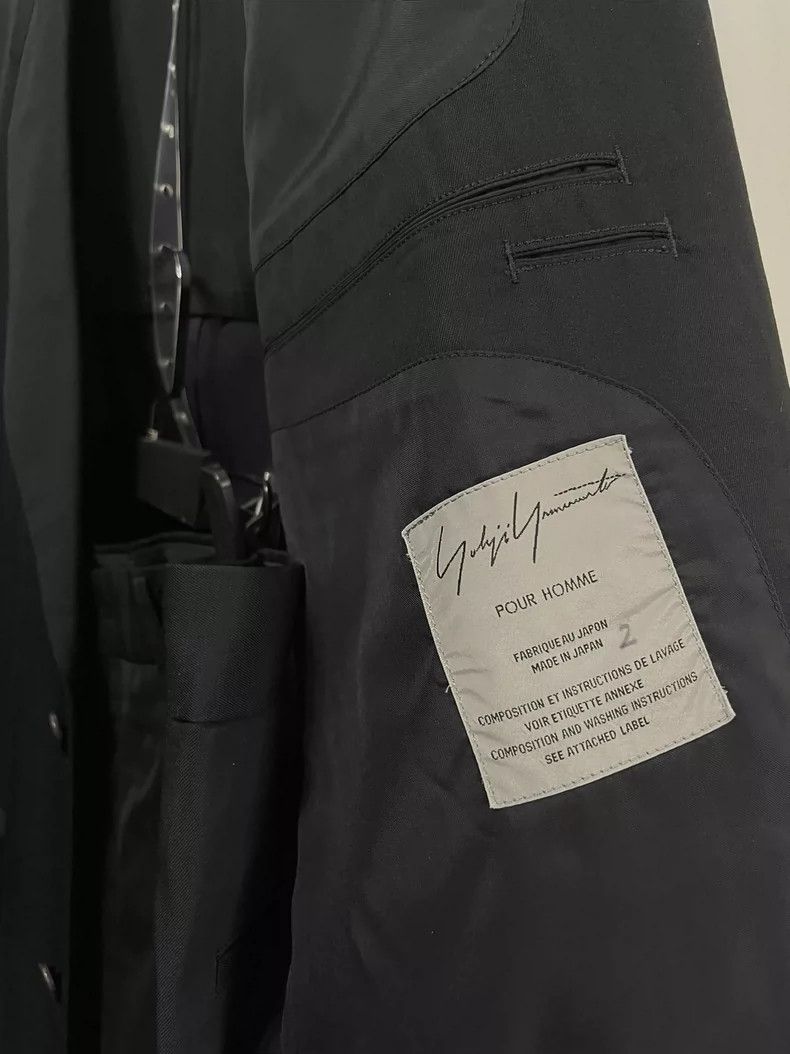 Yohji Yamamoto yohji Yamamoto size 2 Medieval dark blue and black leisure Size 36R - 5 Thumbnail