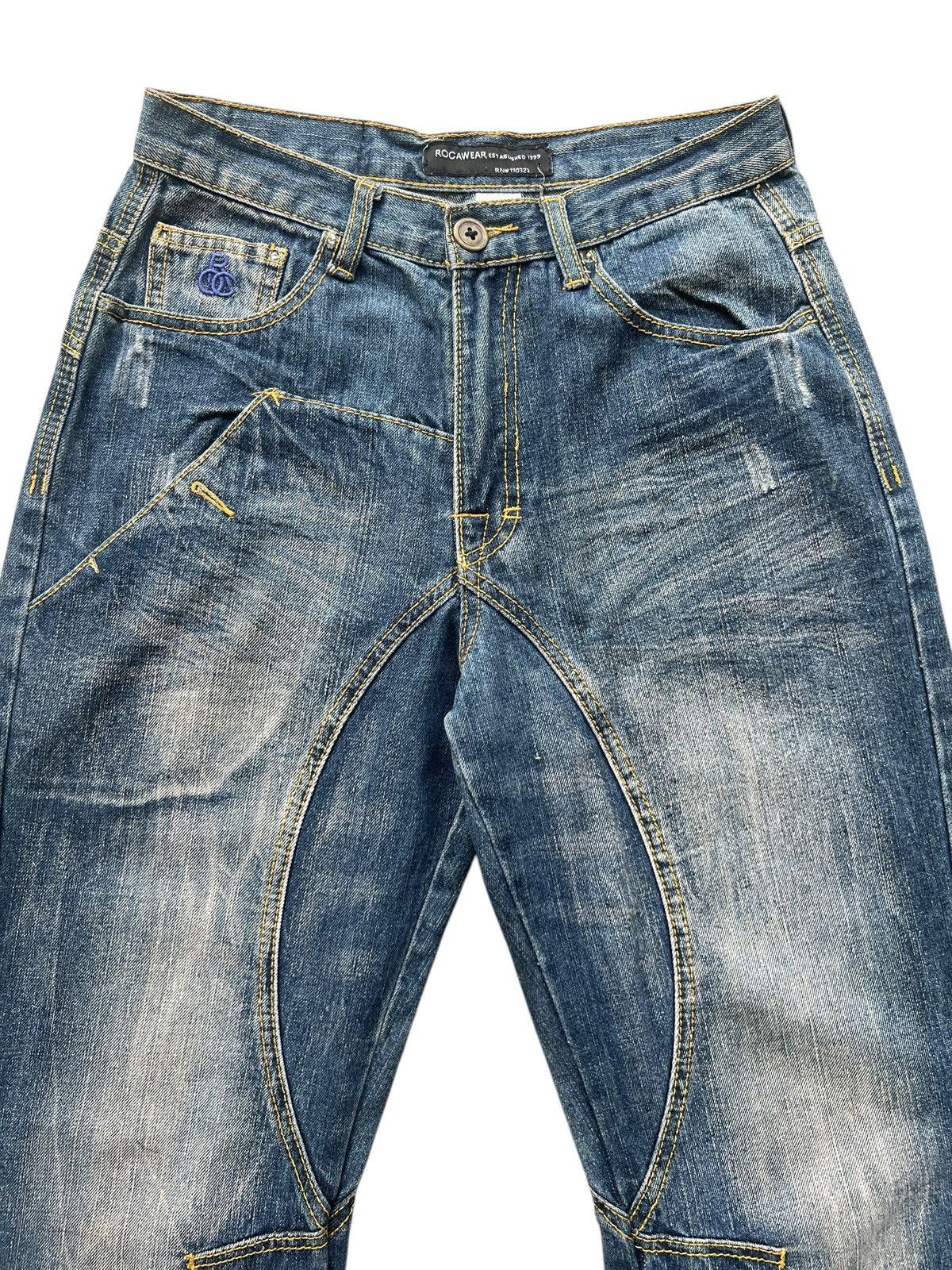 Rocawear Rocawear Wide Baggy Denim Jeans 29x29 Size US 29 - 4 Thumbnail