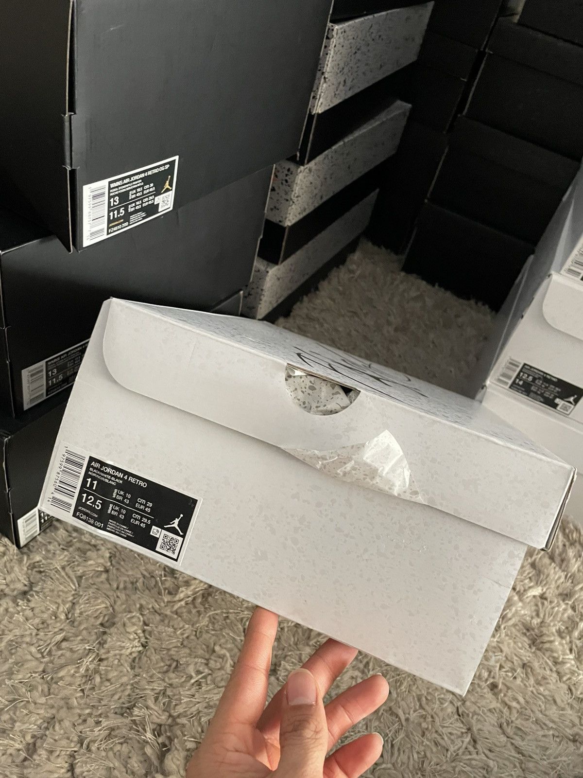 Jordan Brand Jordan 4 White Thunder Size US 11 / EU 44 - 9 Thumbnail