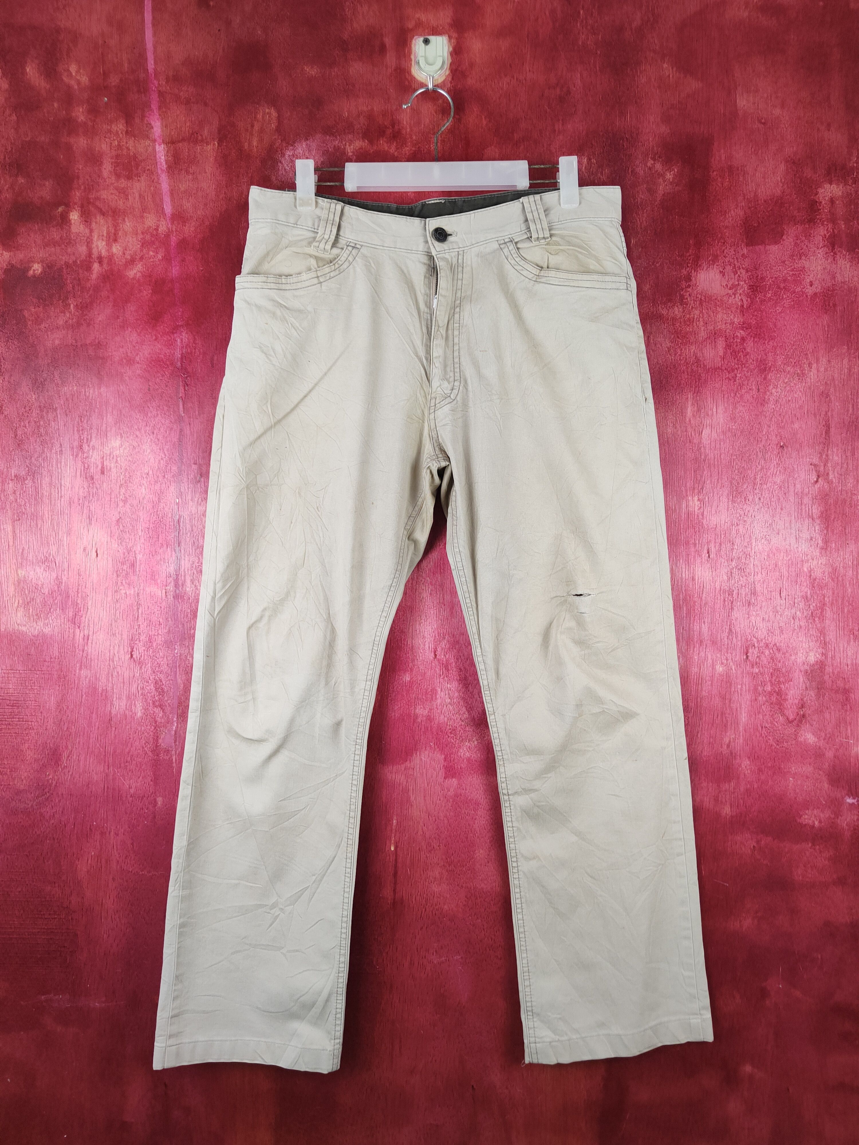 Hush Puppies Hush Puppies Beige Multipocket Casual Pants N#S19 Size US 32 / EU 48 - 1 Thumbnail