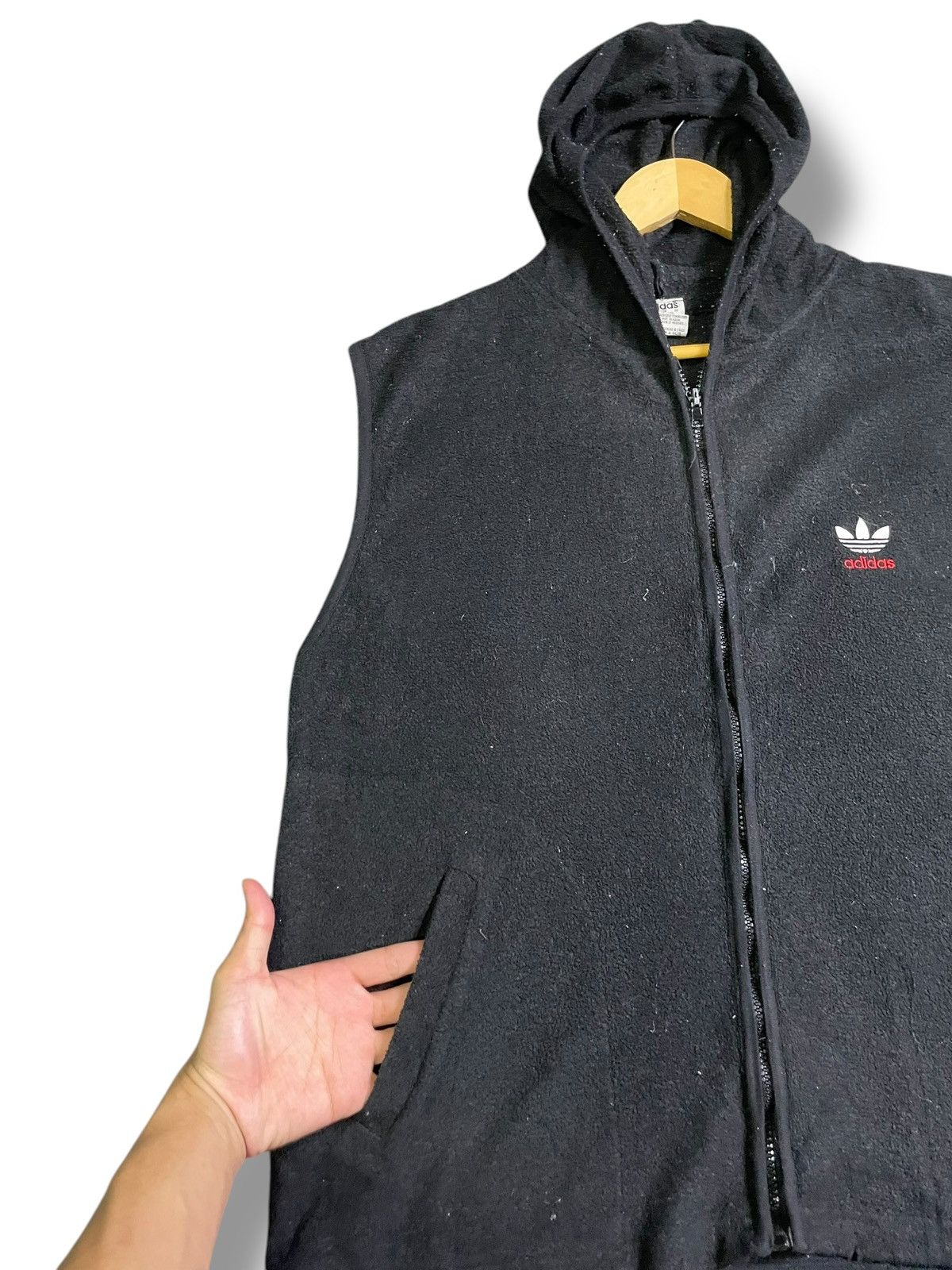 Adidas × Designer × Vintage Adidas x Vintage Sleeveless Fleece Zipper (38) Size US M / EU 48-50 / 2 - 3 Thumbnail