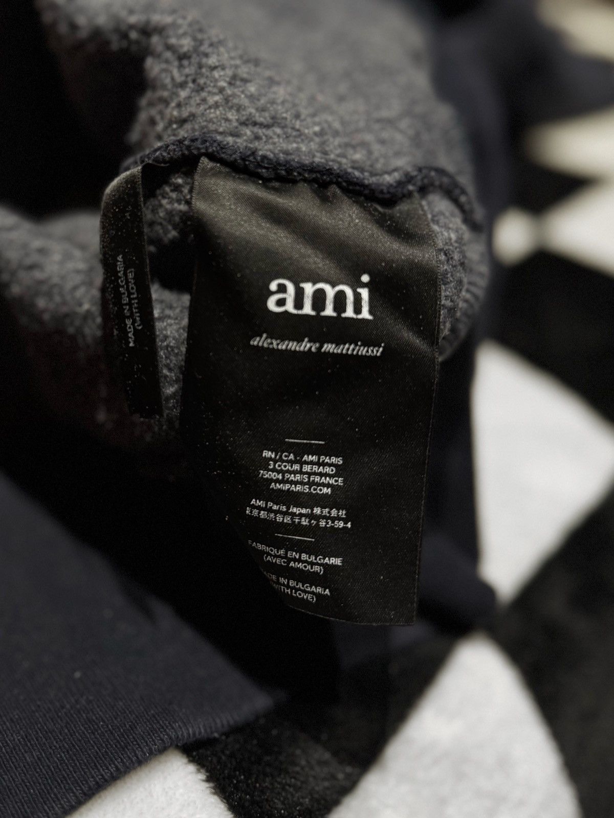 AMI RARE $372 GIANT HEART AMI PARIS HOODIE SWEATER BLUE Size US XXL / EU 58 / 5 - 5 Thumbnail