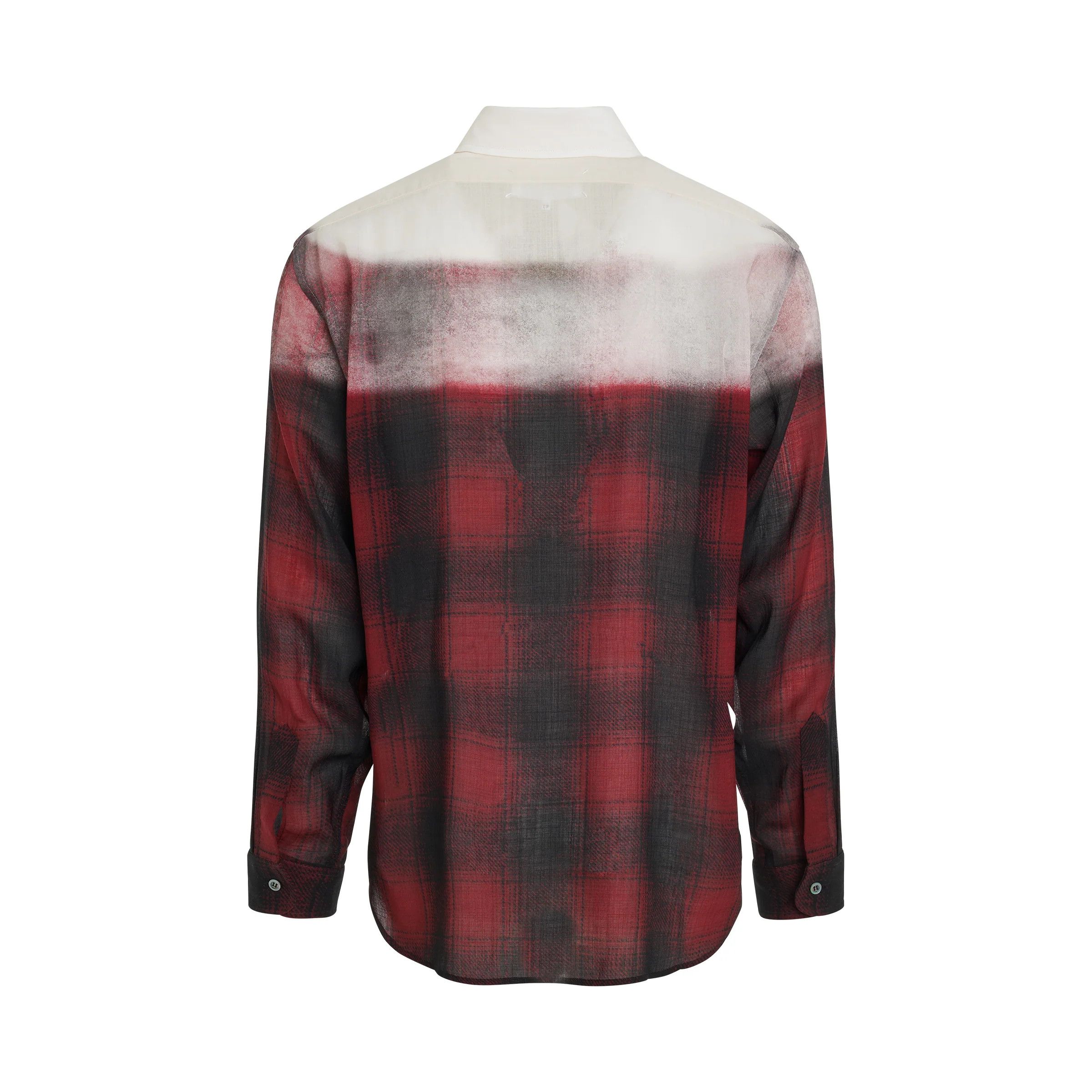 Maison Margiela o1mris0824 Checked Shirt in Red Size US M / EU 48-50 / 2 - 2 Thumbnail