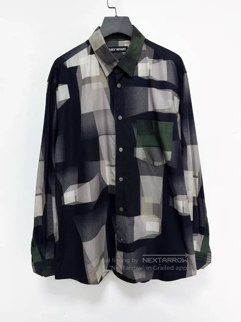 Issey Miyake Issey Miyake Visual Experiment Shirt Size L / US 10 / IT 46 - 1 Thumbnail