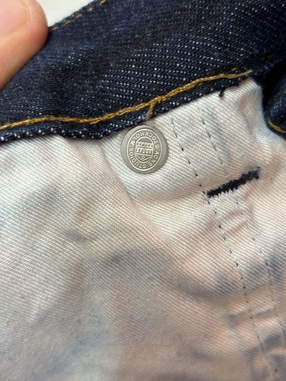 Acne Studios × Designer ***FINAL DROP***RARE ACNE STUDIOS MAX RAW DENIM 36 Size US 36 / EU 52 - 15 Thumbnail