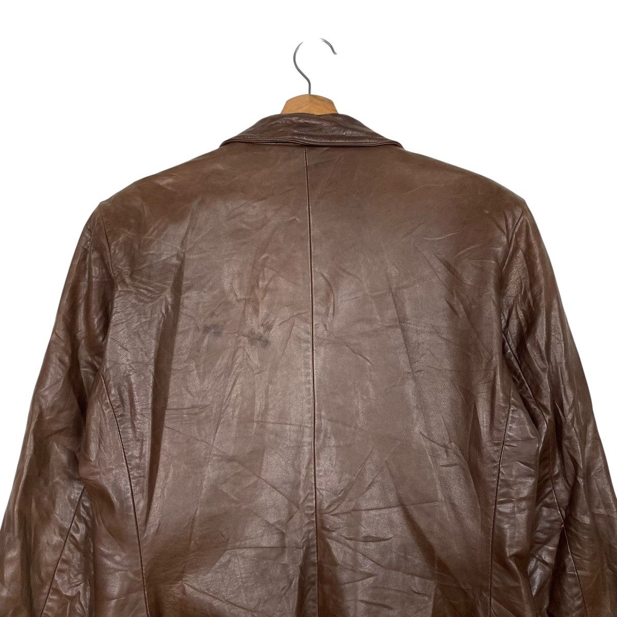 Other Blu Fox Roma Leather Jacket Size L / US 10 / IT 46 - 8 Thumbnail