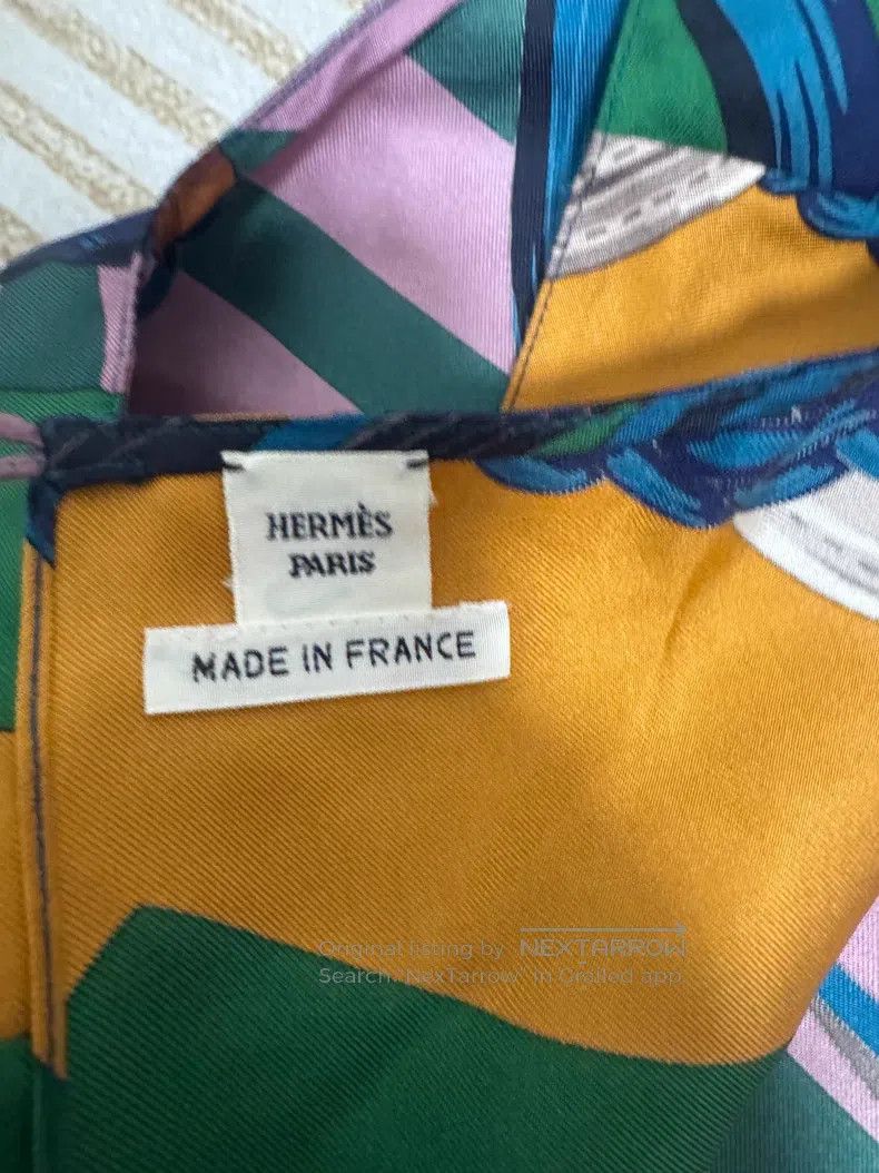 Hermes Hermes Silk Sleeveless Short Sleeve, Harness Print Full Lo Size XS / US 0-2 / IT 36-38 - 2 Thumbnail