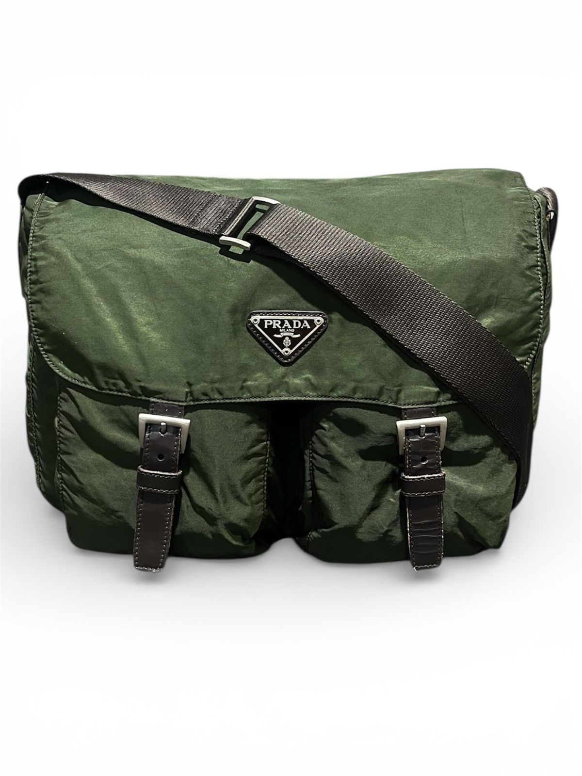 Prada Authentic Vintage PRADA Tessuto Massenger Bag Size ONE SIZE - 1 Thumbnail