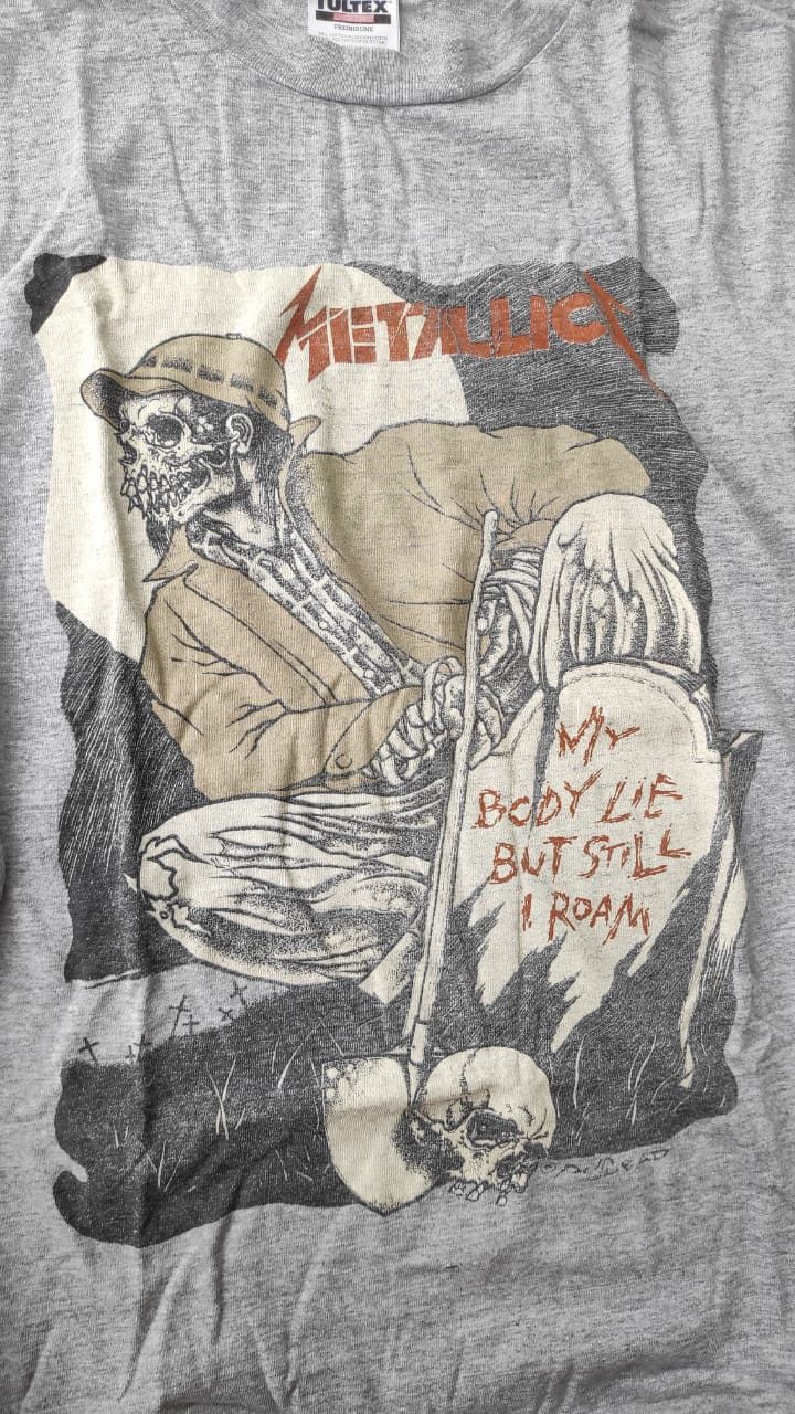 Band Tees VINTAGE 90'S METALLICA PUSHEAD TEE Size US XL / EU 56 / 4 - 1 Thumbnail