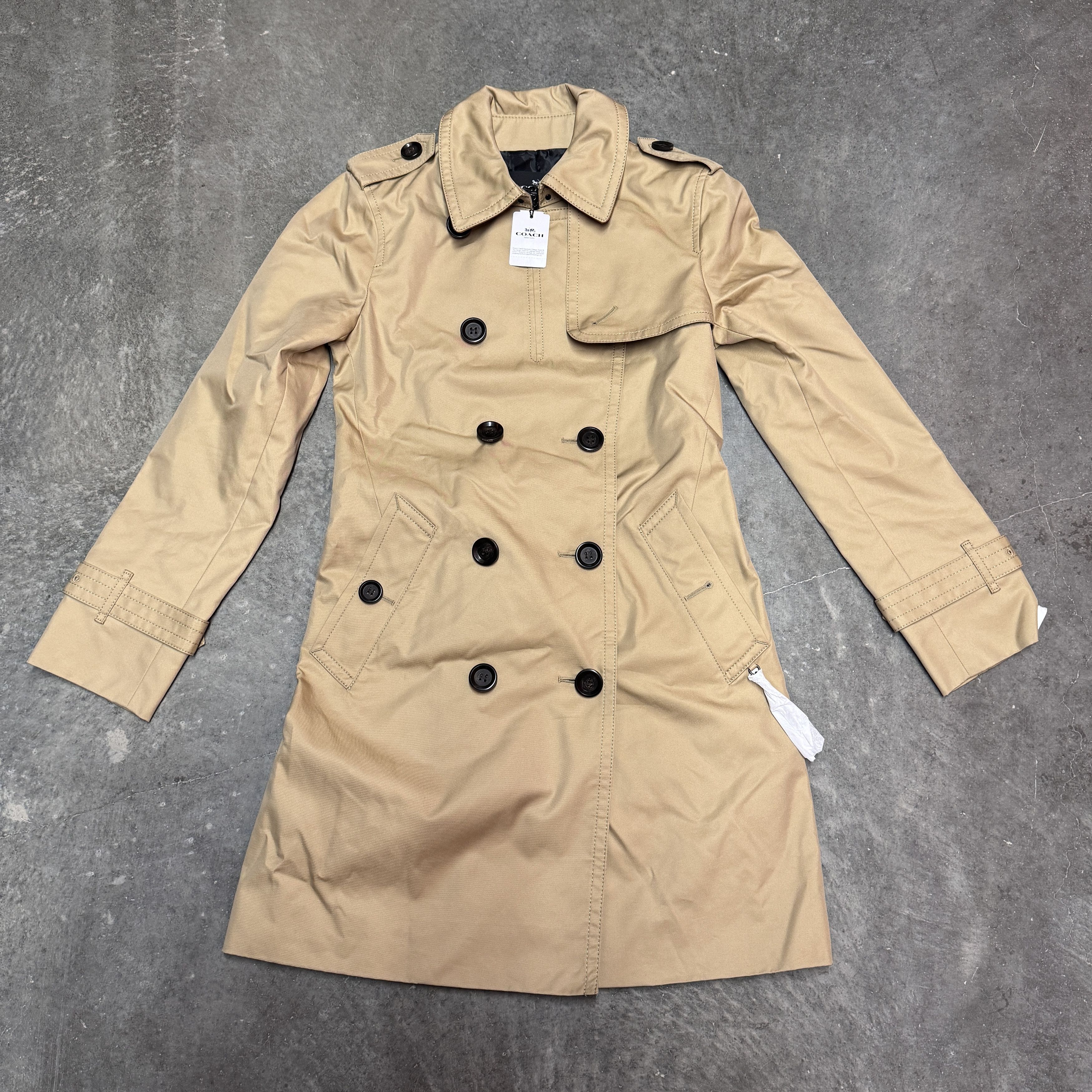 image of Coach Trench F34024 in Khaki, Women's (Size XS)