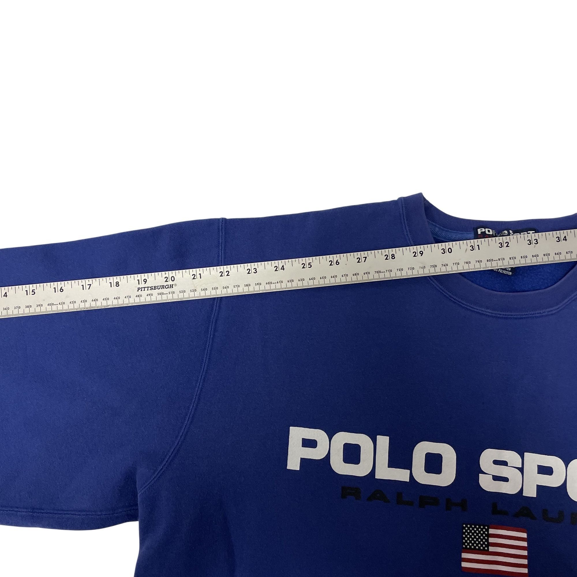 Polo Ralph Lauren Vtg Ralph Lauren Spell Out POLO Sport LOGO Sweatshirt Size US M / EU 48-50 / 2 - 8 Thumbnail