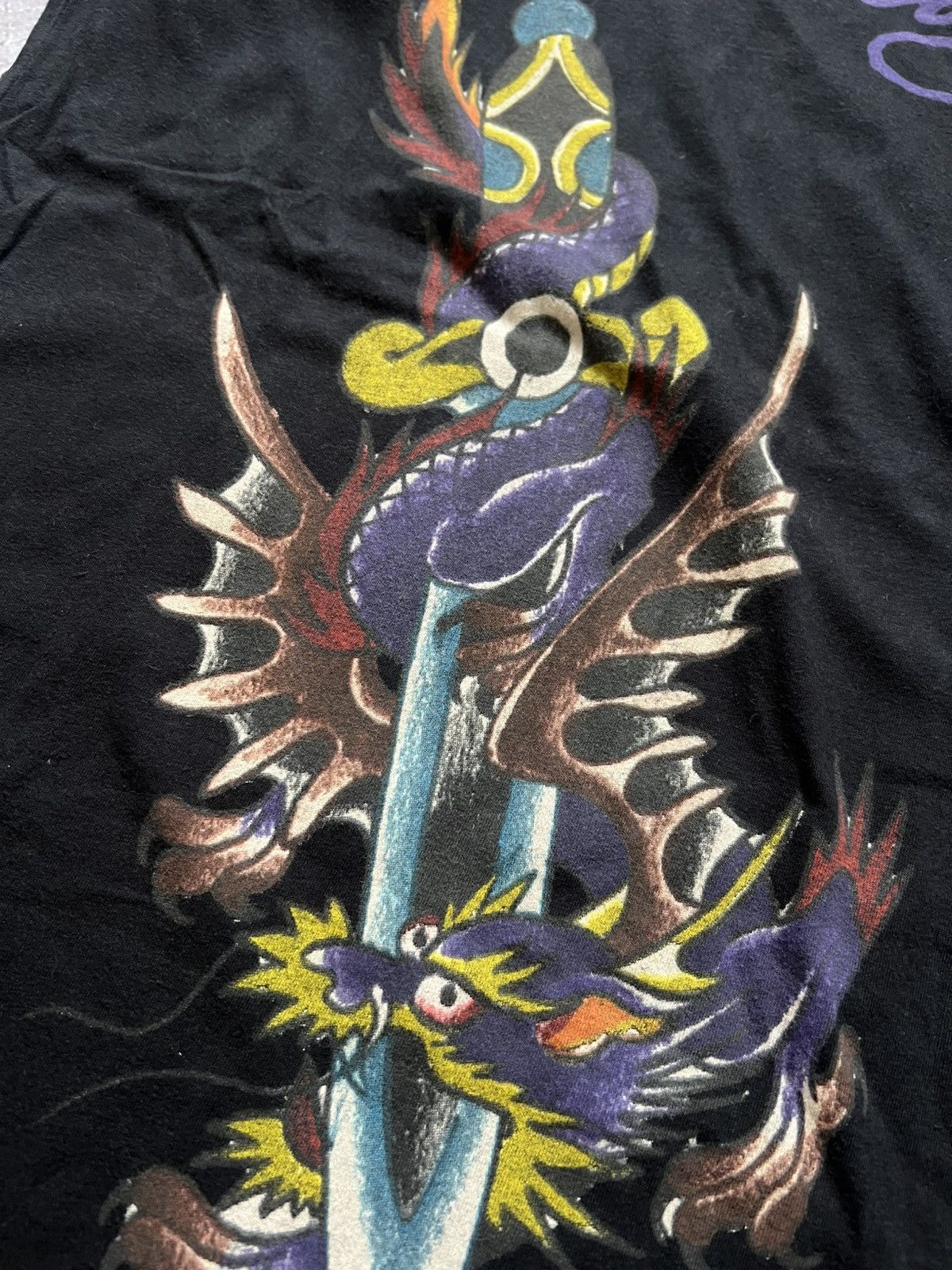 Ed Hardy Vintage Ed Hardy T-Shirt Y2K Dedication, Size S Size US S / EU 44-46 / 1 - 3 Thumbnail