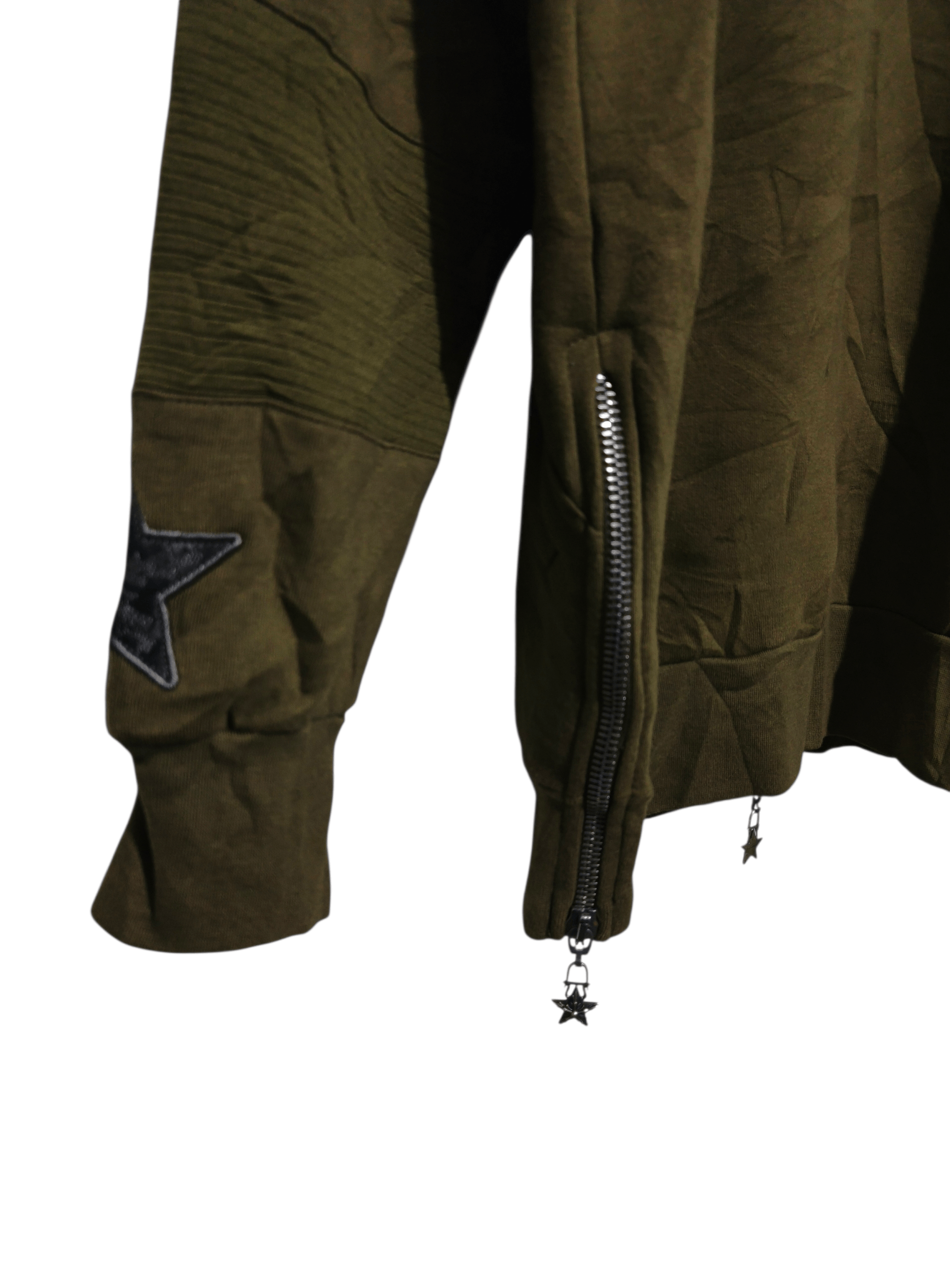 A&G Rock A&G Rock Couture full zip hoodie greend army Size US L / EU 52-54 / 3 - 5 Thumbnail