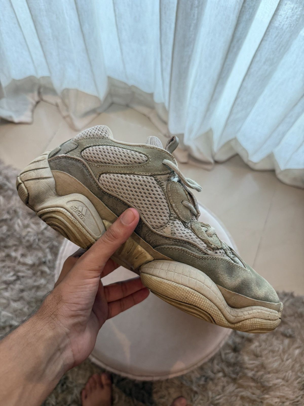 Yeezy Adidas Yeezy 500 Blush Size US 11 / EU 44 - 12 Thumbnail