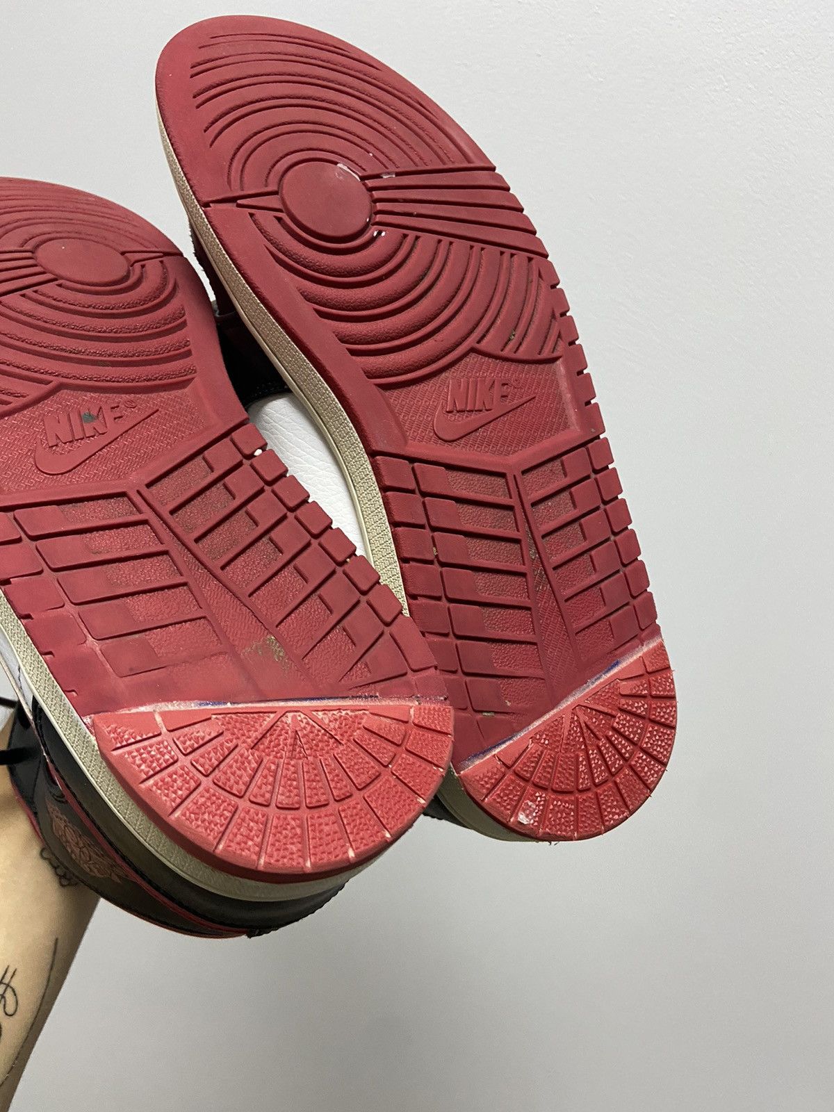 Jordan Brand × Nike × Vintage Air Jordan Nike Retro High 1 Vintage Shoes Y2K Size US 8.5 / EU 41-42 - 12 Thumbnail