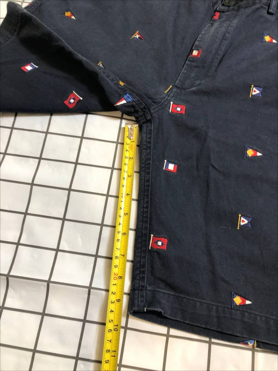 Barbour Barbour Stitched Flags Nautical Shorts Blue Navy Men Size US 32 / EU 48 - 5 Thumbnail